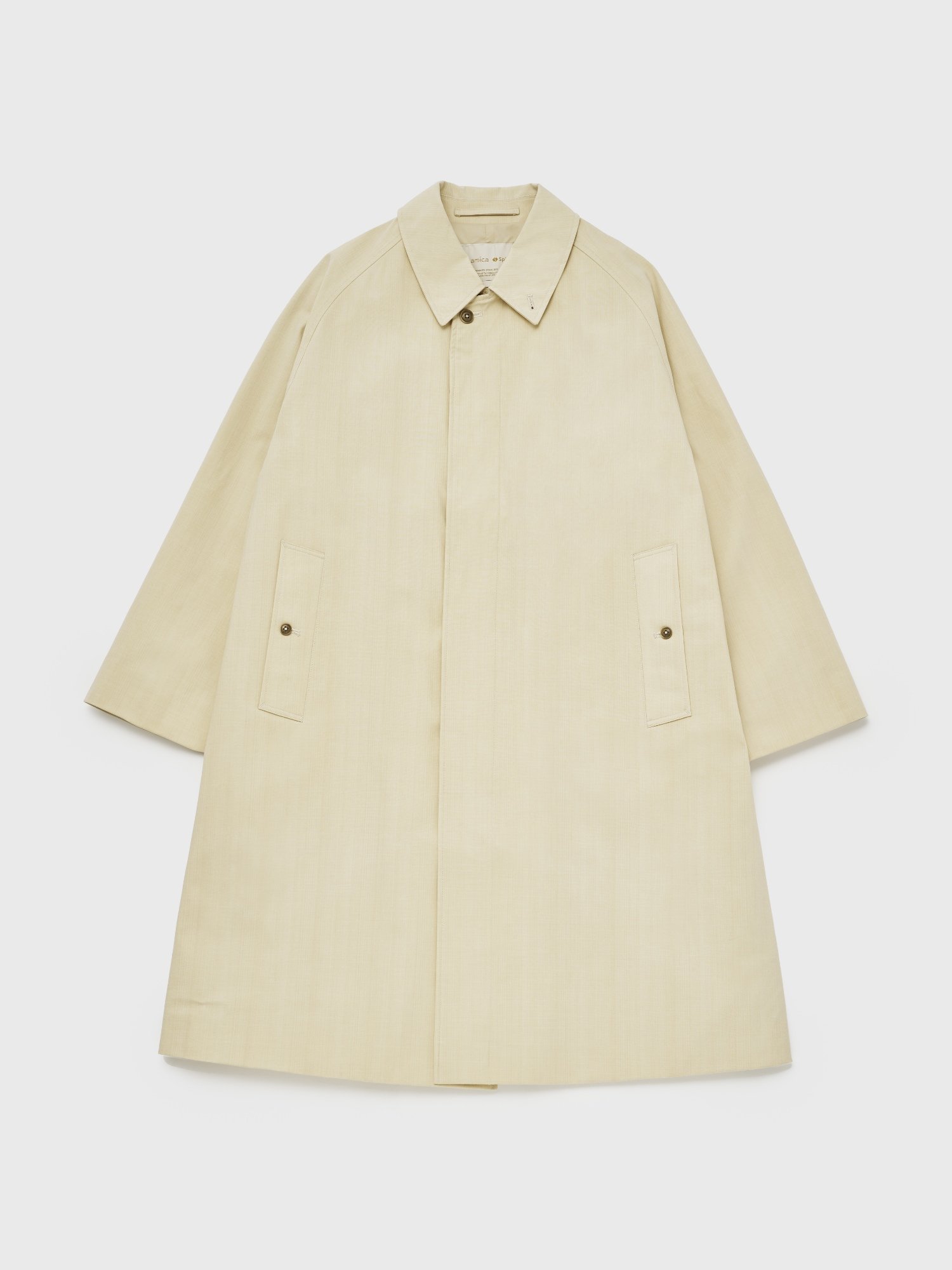Nylon Balmacaan Coat