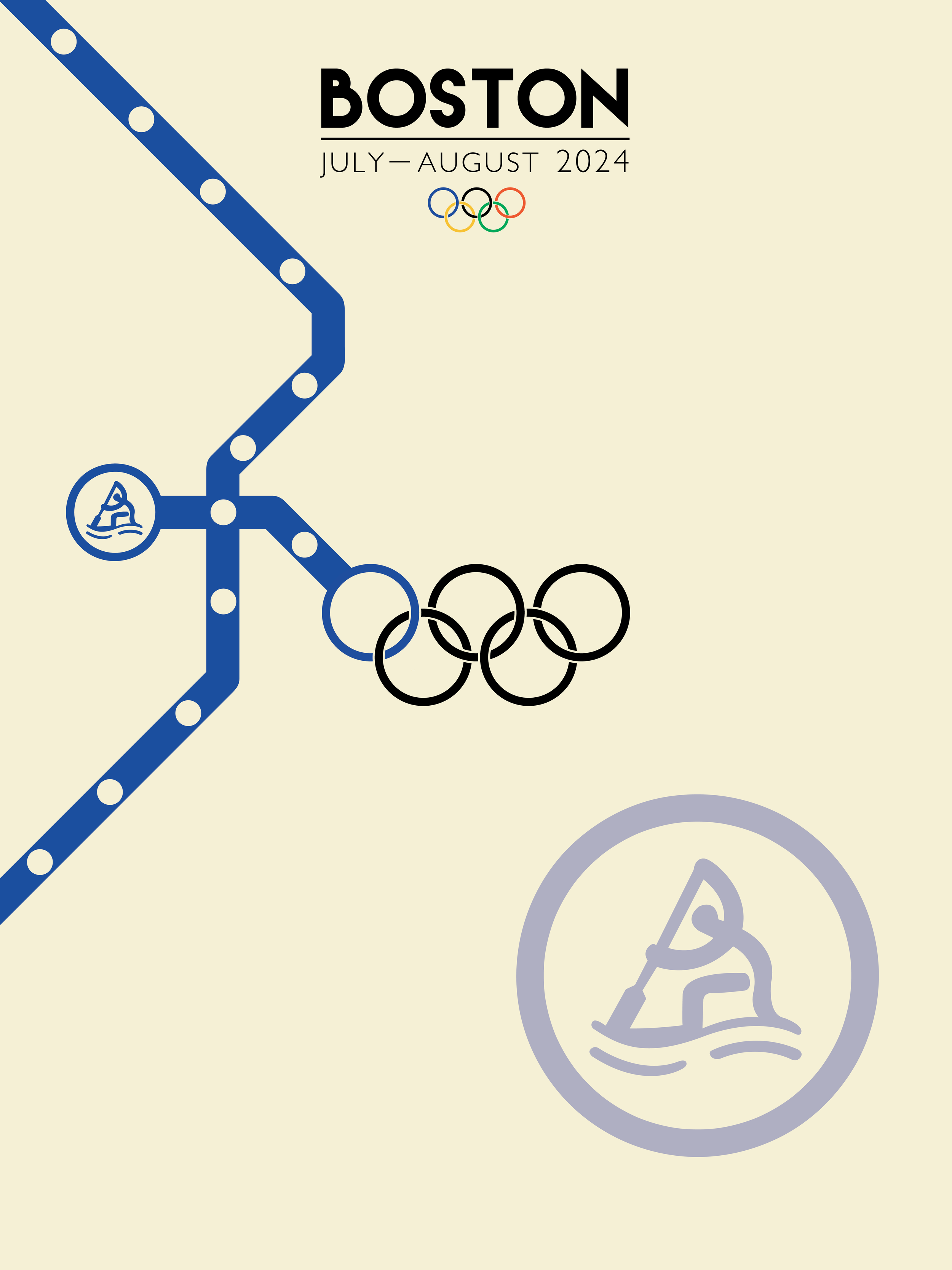 Boston 2024 Olympic Posters — Keagan Mahoney