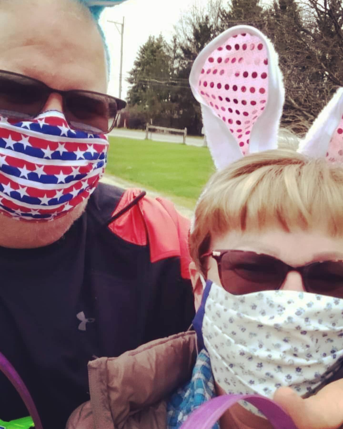 Mom and Dad hopped by with an #easterbasket since we are in #quarantine #easter2020