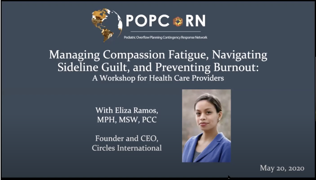 Managing Compassion Fatigue, Navigating Sideline Guilt, and Preventing Burnout: A Workshop for Health Care Providers
