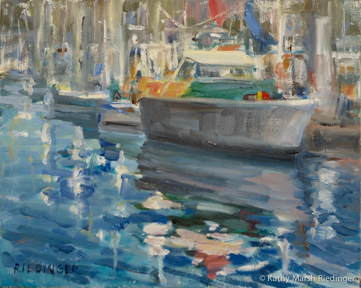 End of Day 9x12 - Oil on Board Contact Kathy