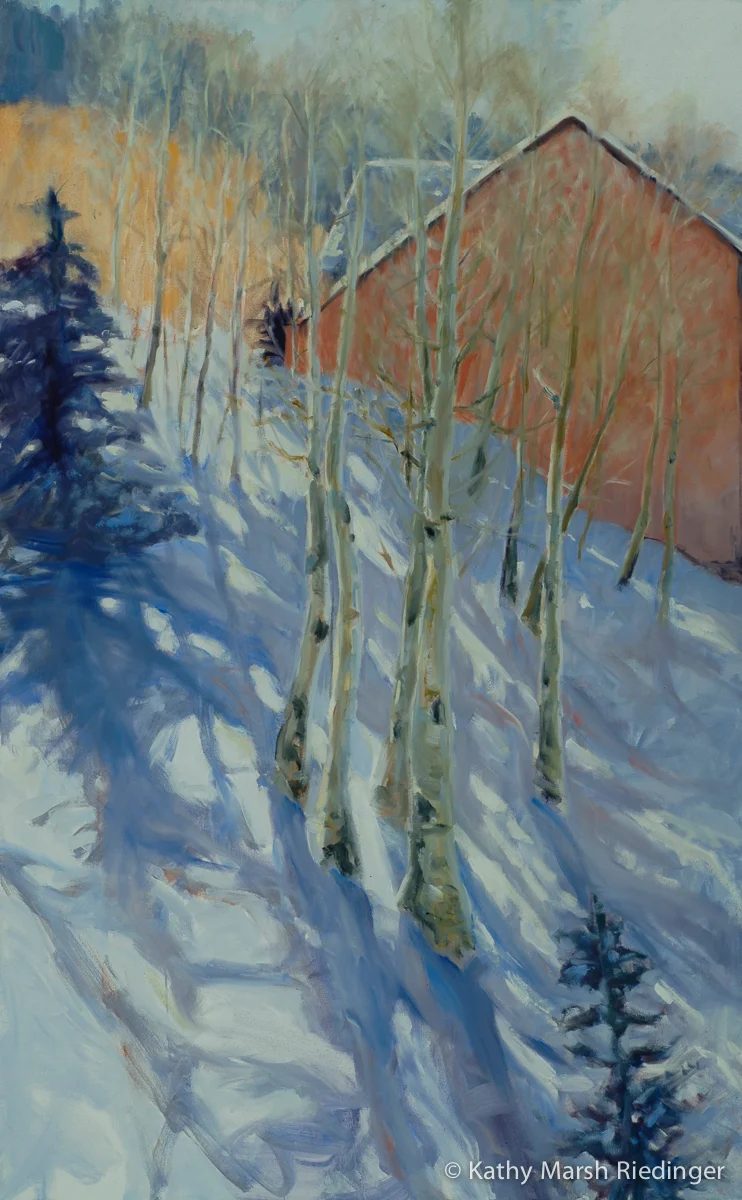 January Morning 40x30 - Oil on Board Client Commission