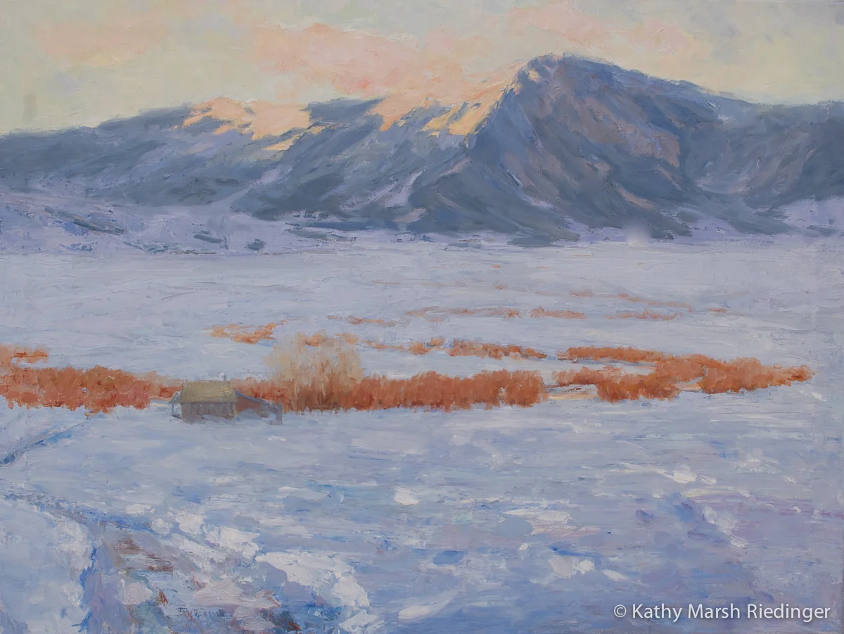 Alpenglow 30x40 - Oil on Linen Client Commission