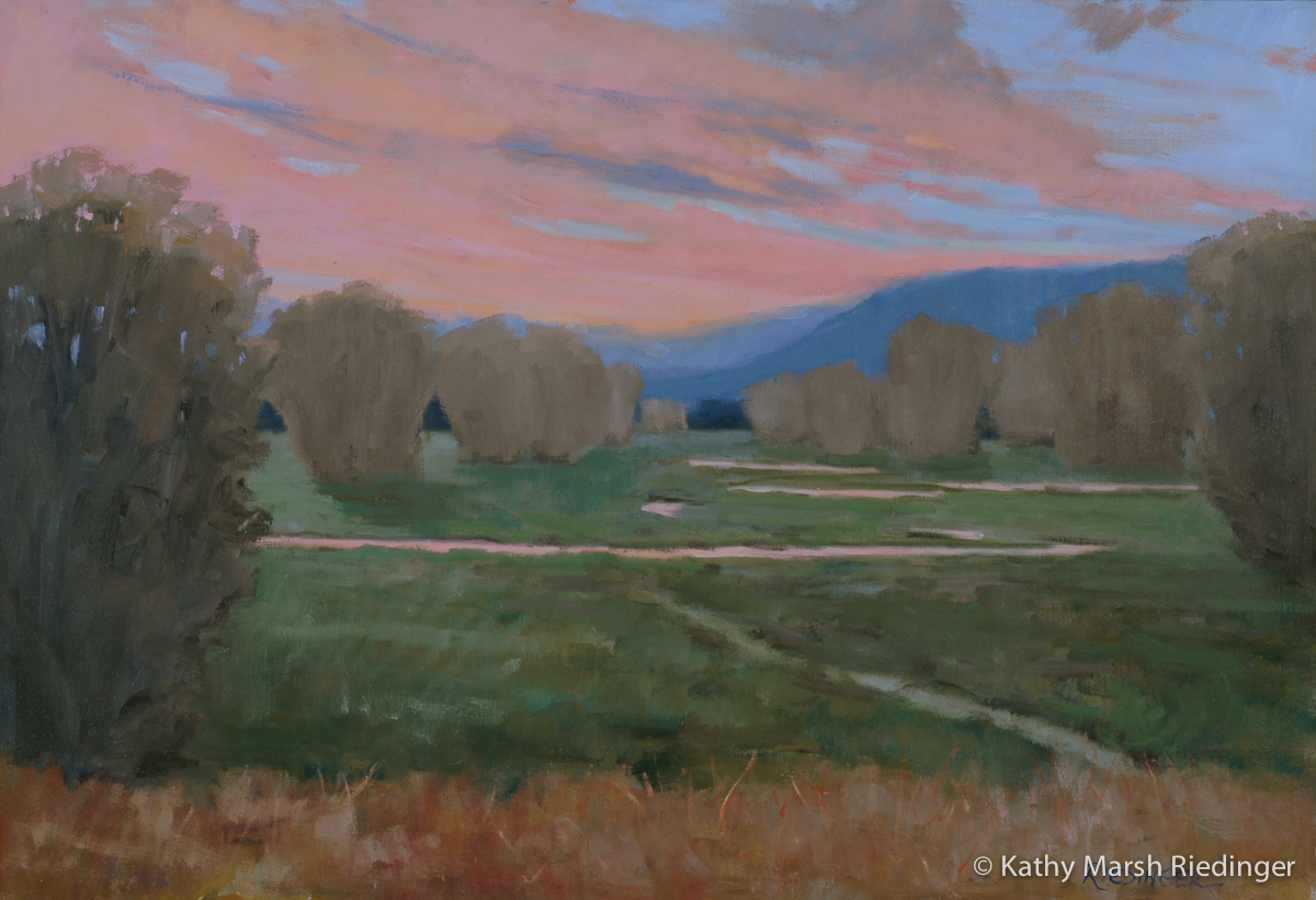 End of the Day 22x34 - Oil on Linen Sold