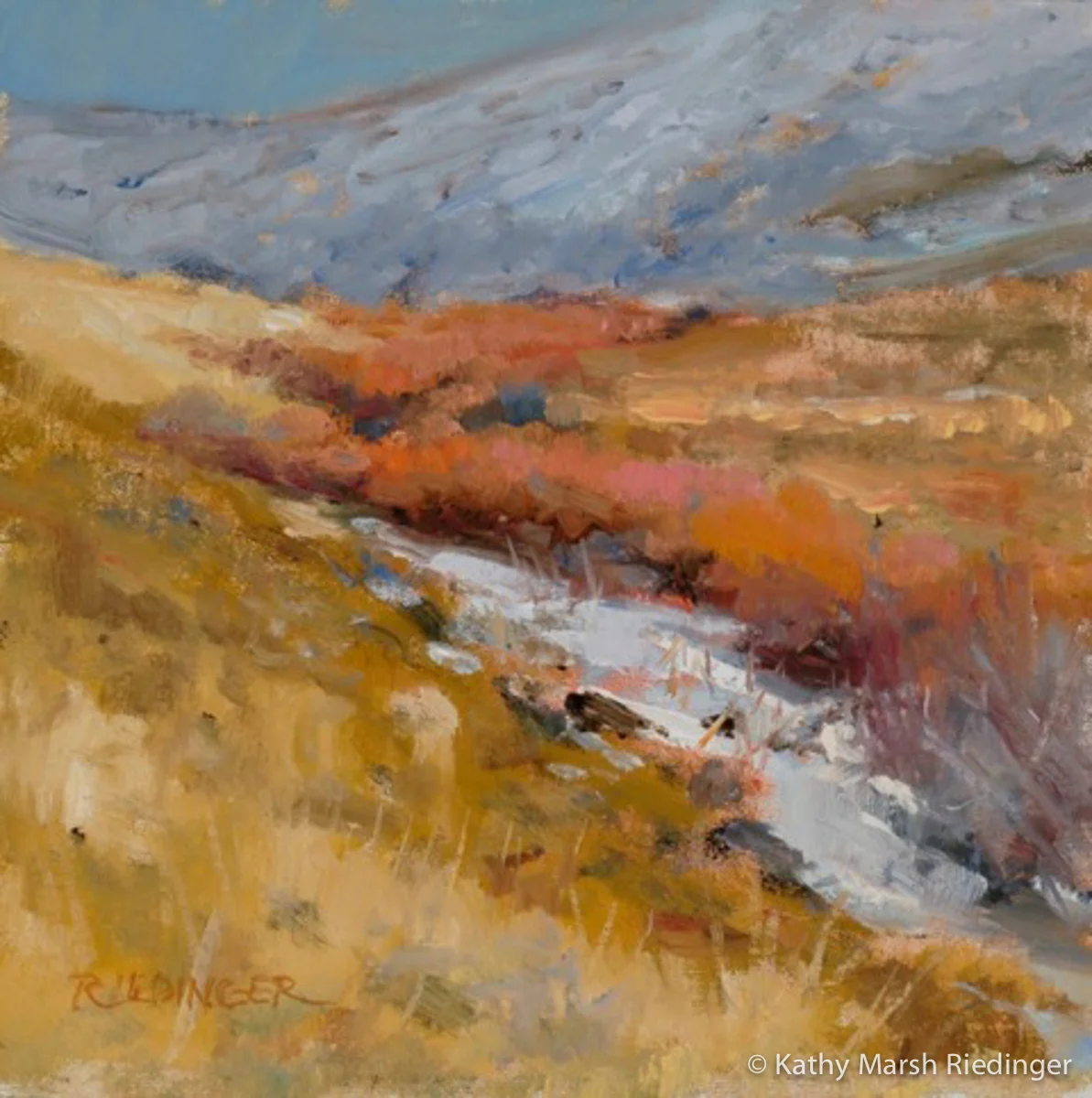Winter Harmony 12x12 - Oil on Board Sold