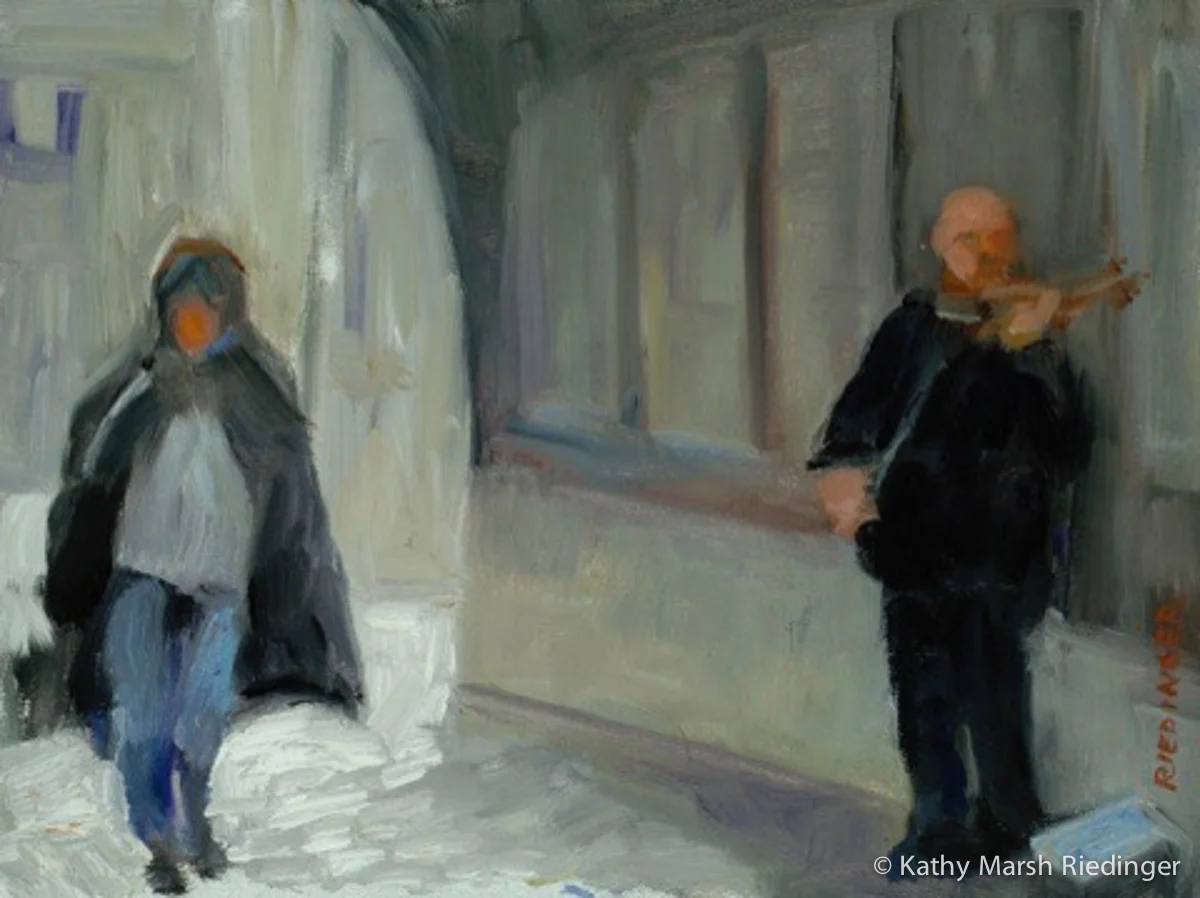 A Little Night Music 9x12 - Oil on Board Sold