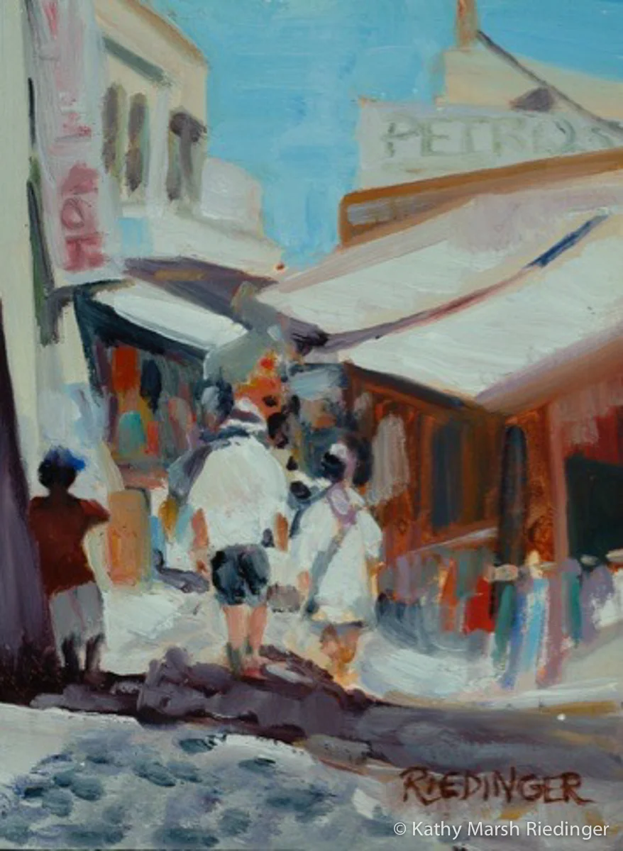 Finding Shade 12x9- Oil on Board Sold