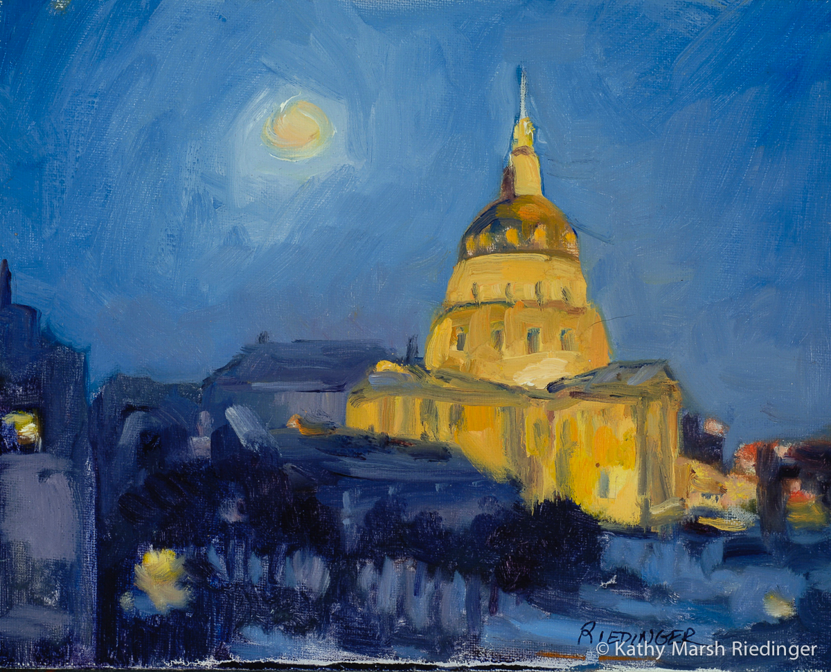 Les Invalides 8x10 - Oil on Linen Sold