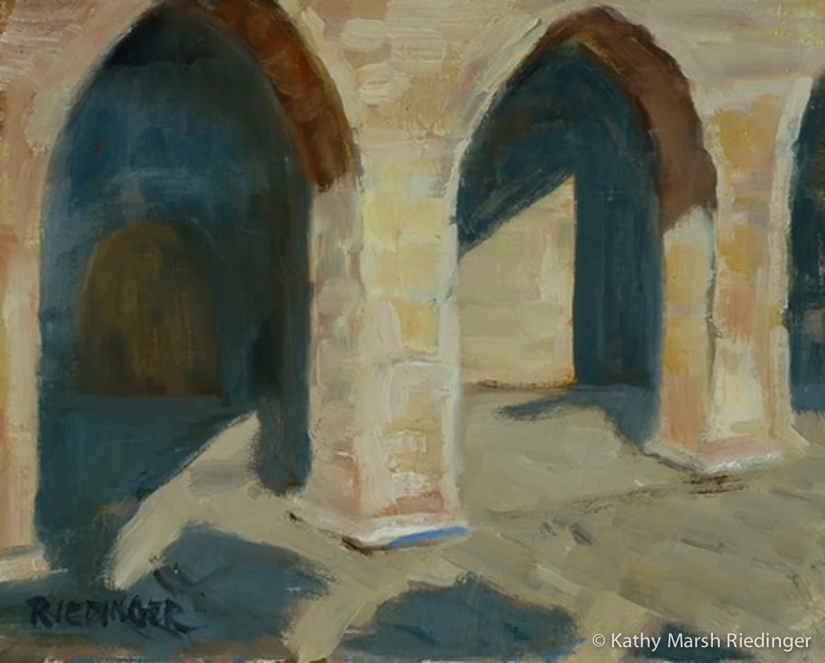 Musee de Moyen Ages 8x10- Oil on Board Sold