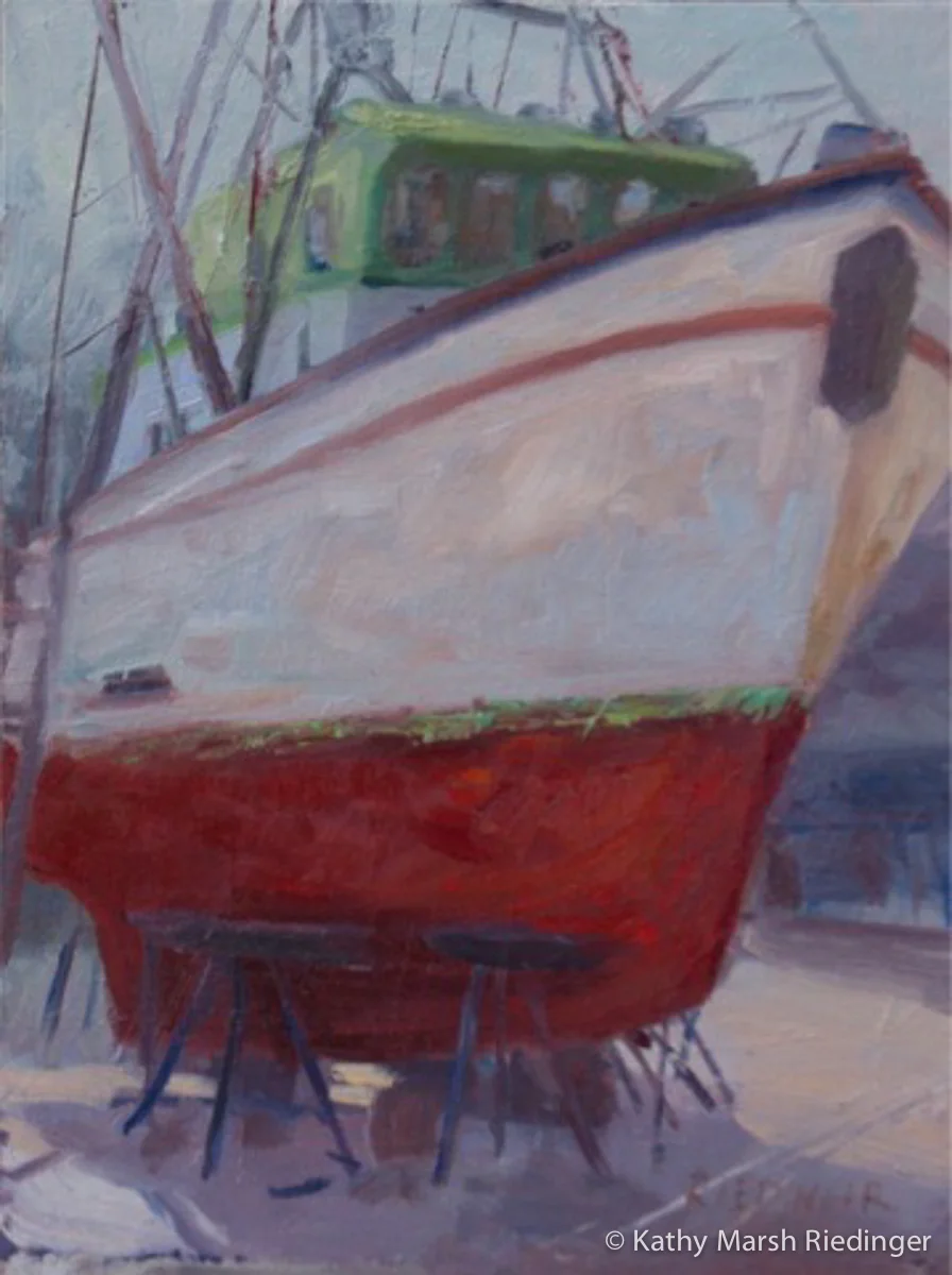 Out of Commission 12x9 - Oil on Board Available
