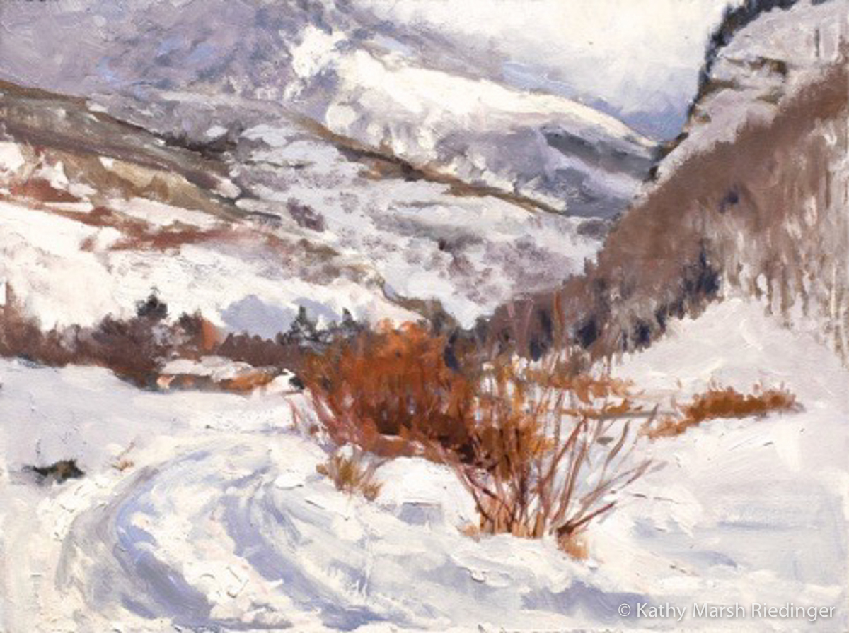 Over the Pass 11x14 - Oil on Board Sold