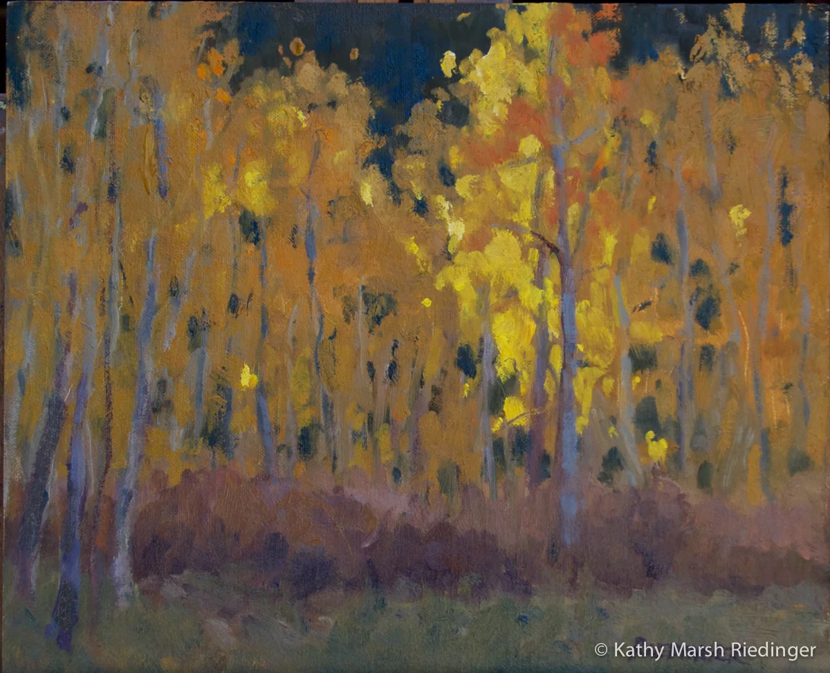 Shimmer 9x12 - Oil on Board Sold