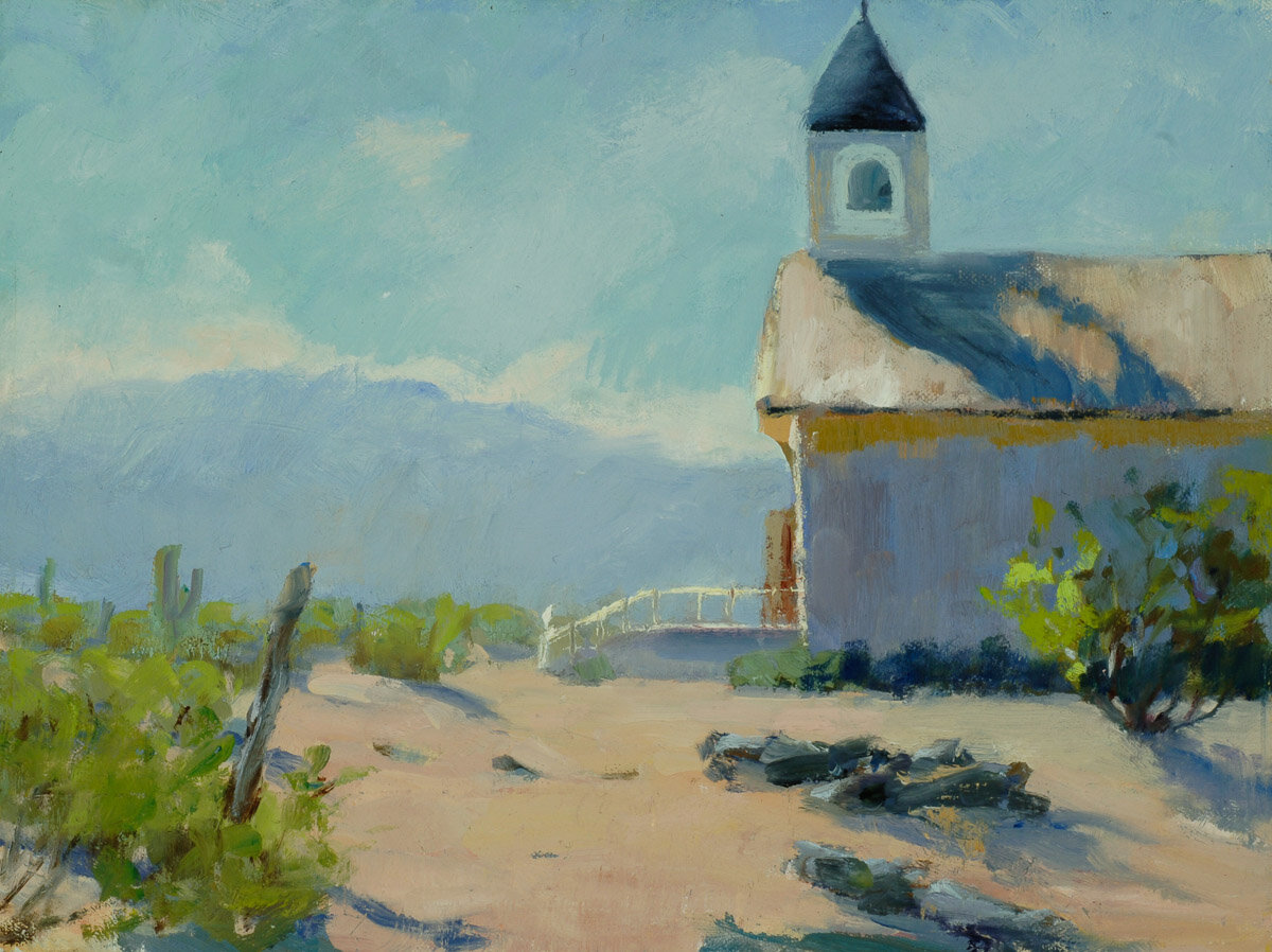 In the Desert Sun 9x12 Oil Sold
