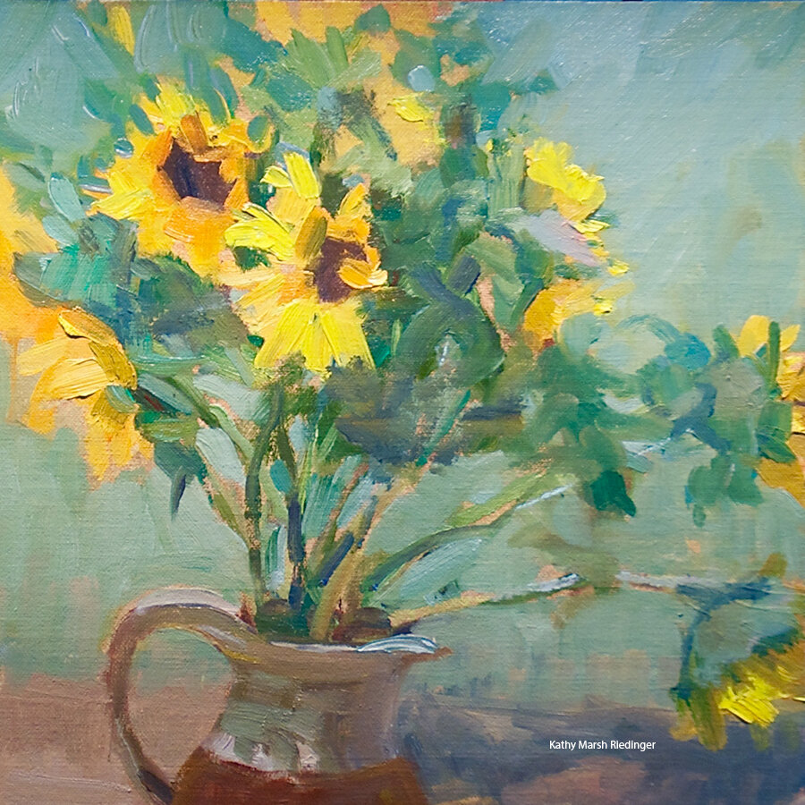 Happy Faces 12x12 Oil Sold