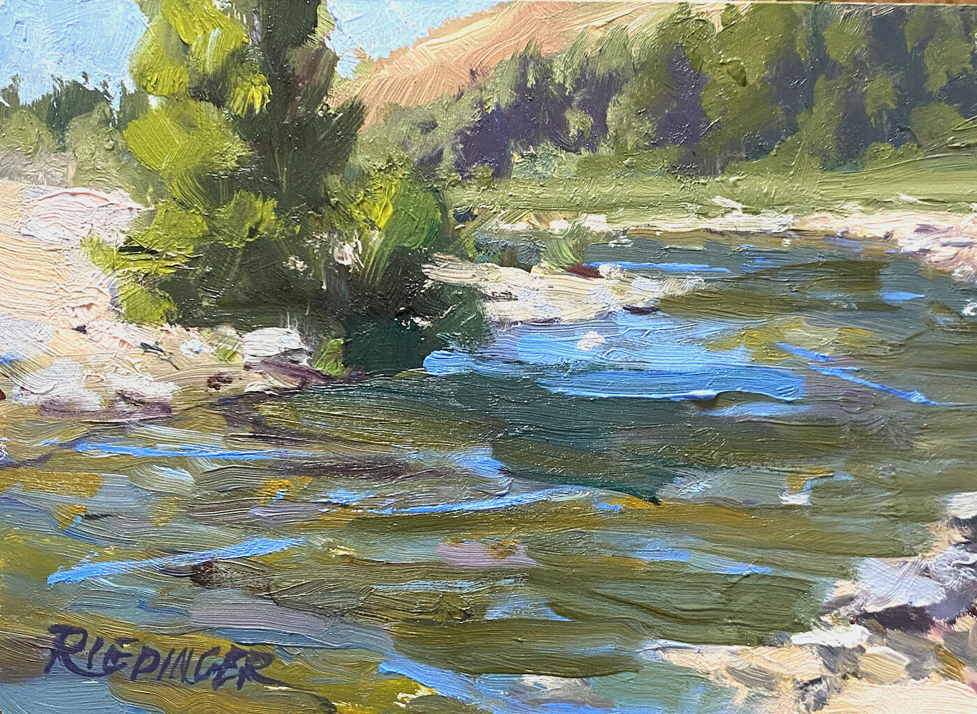 Wood River Study 6x8 Oil Sold