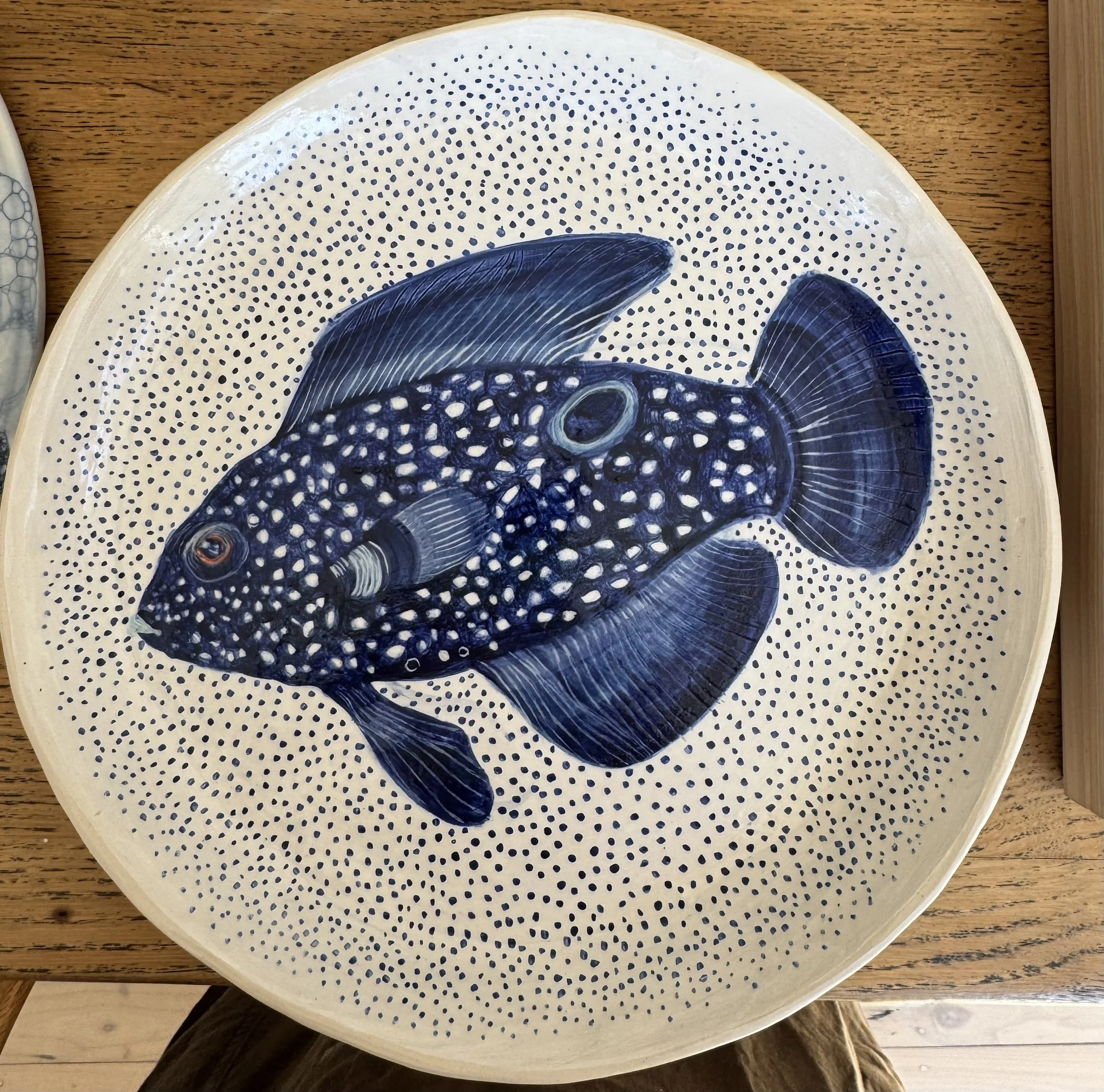 Stoneware Fish Platter
