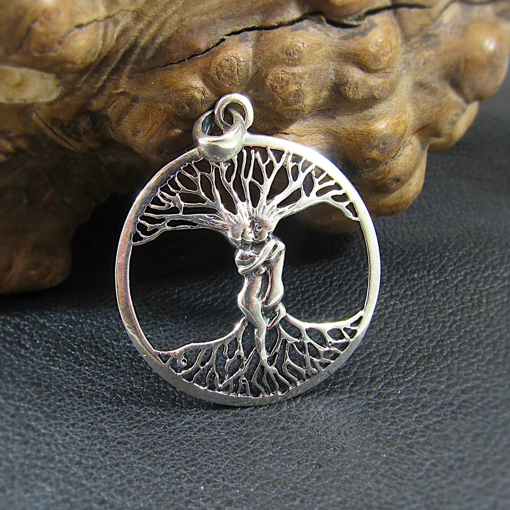 Tree Of Life Locket Necklace Sterling Silver - Skull Skeleton Photo ...