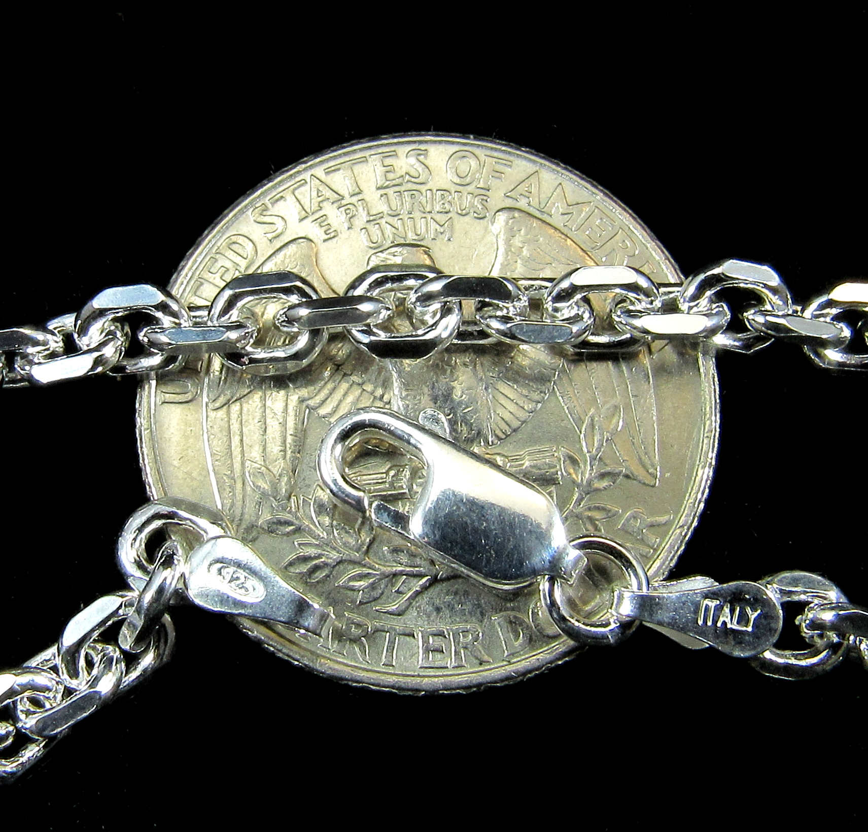 4MM Sterling Silver Italian Cable 