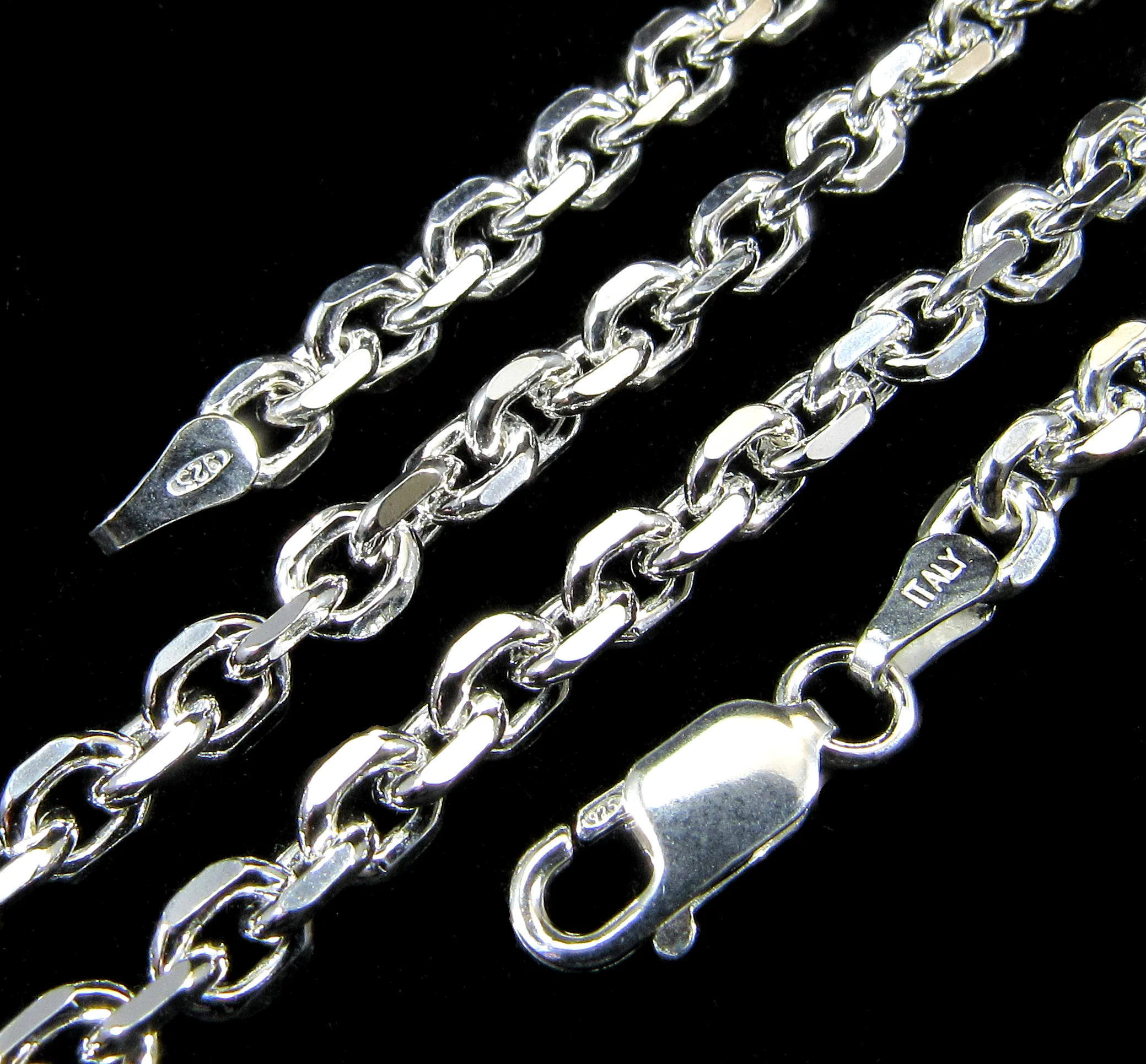 4MM Sterling Silver Italian Cable 