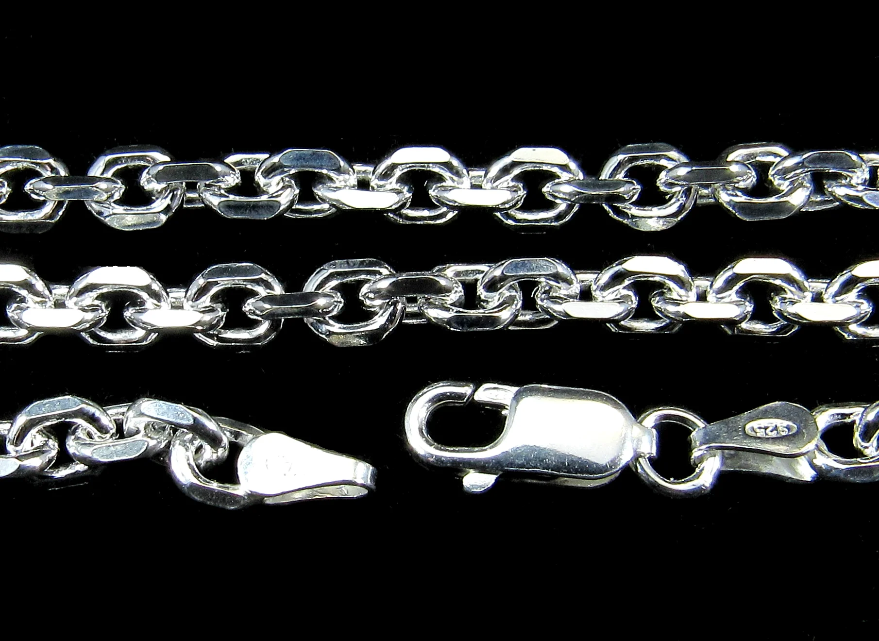 4MM Sterling Silver Italian Cable 