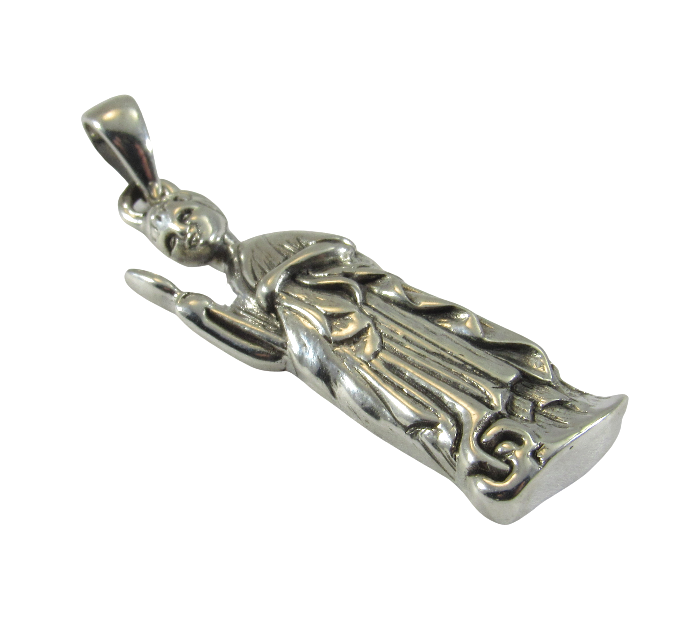 Sterling Silver Roman Goddess Minerva Pendant — Renegade Jewelry