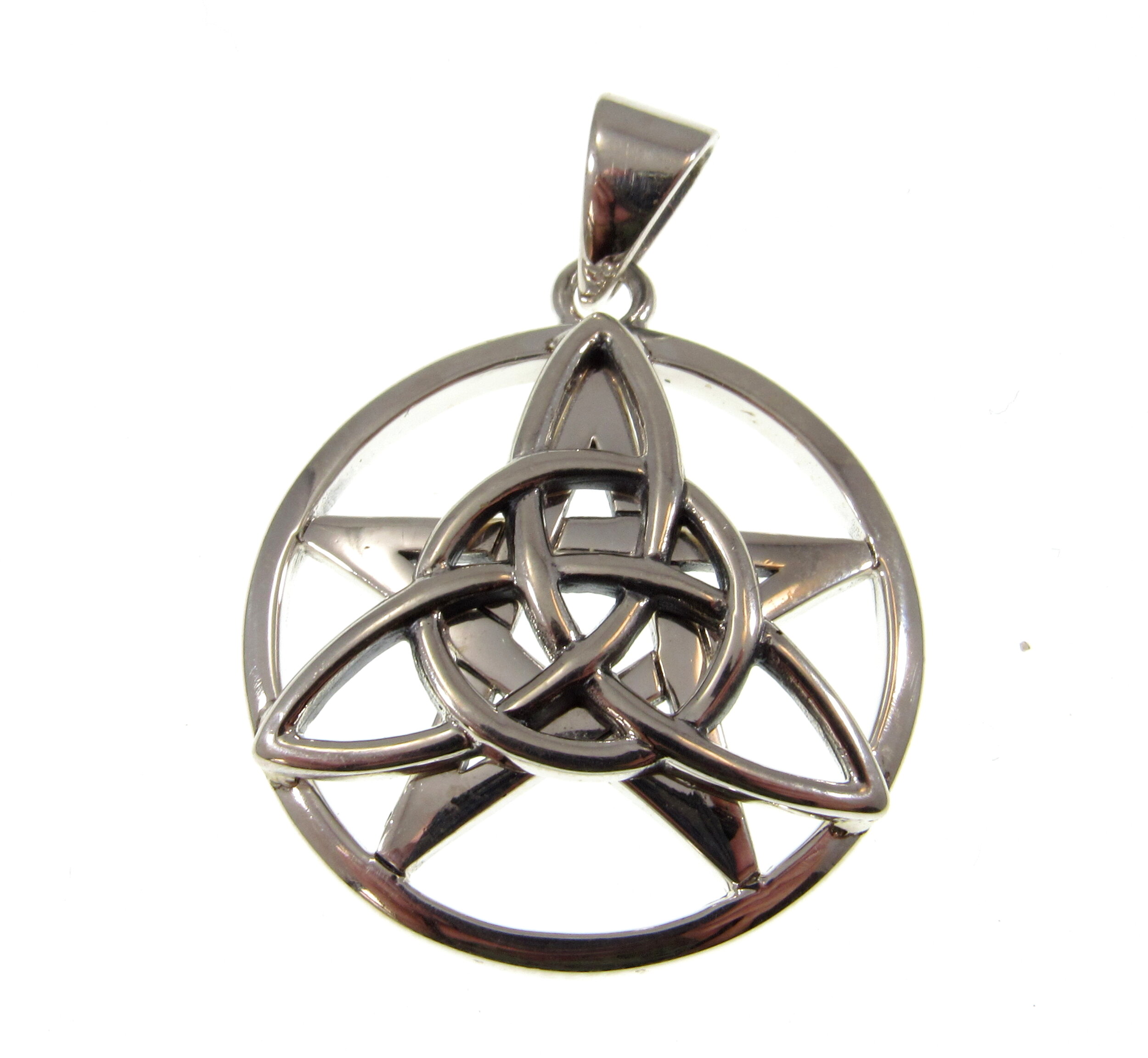 Magie Schutzamulettt Druiden Pentagramm 925 Silber von  P.Stone Pentakel wicca 