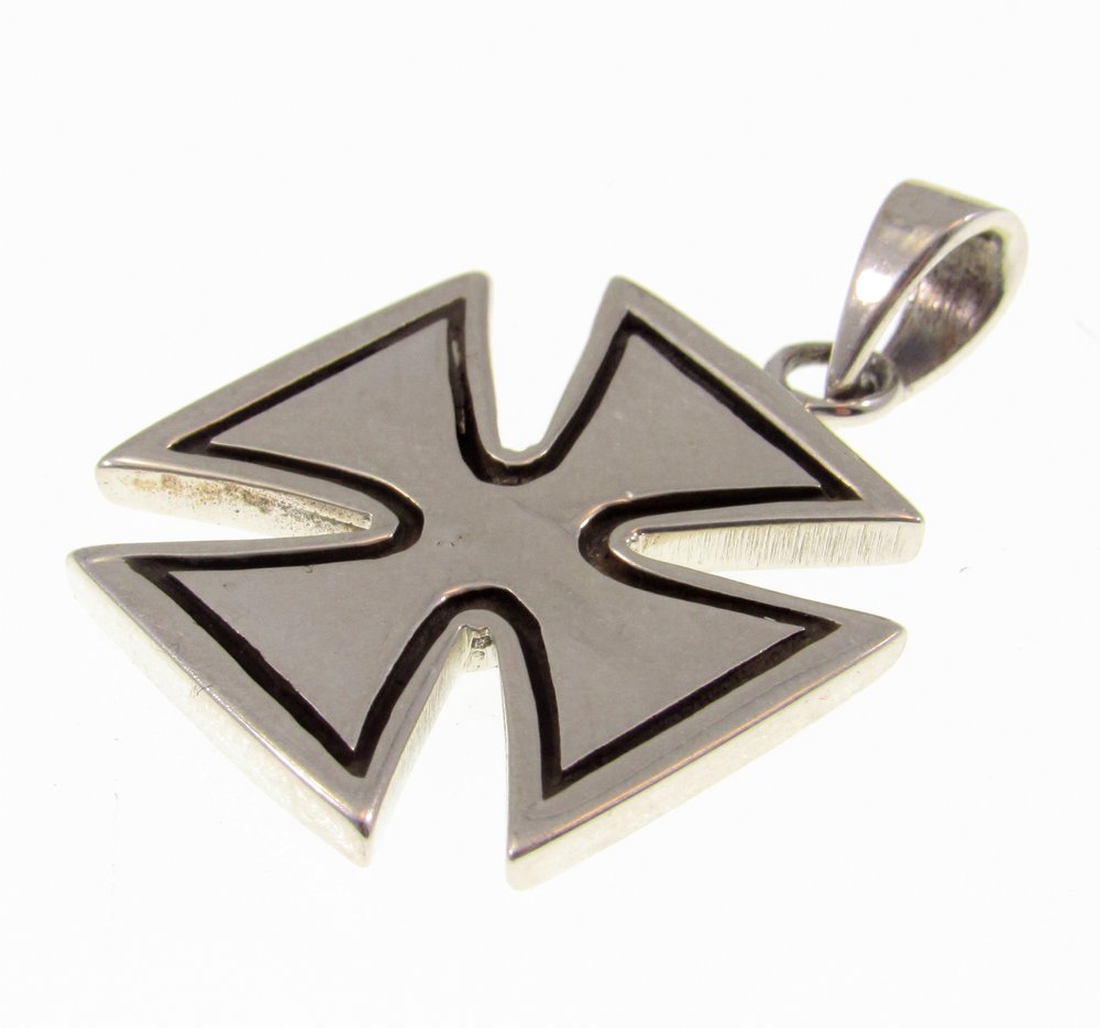 Sterling Silver Croix Pattee Iron Cross Pendant — Renegade Jewelry