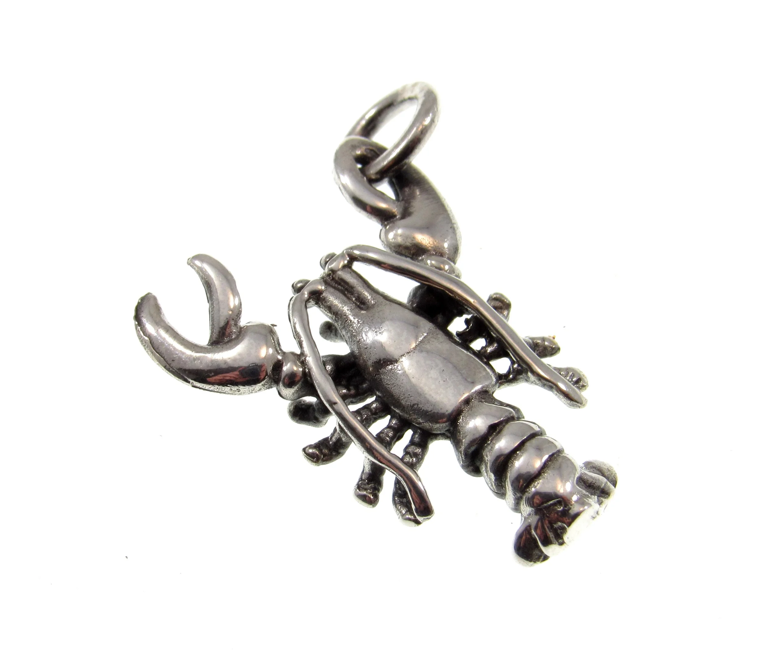 Sterling Silver Lobster Pendant — Renegade Jewelry