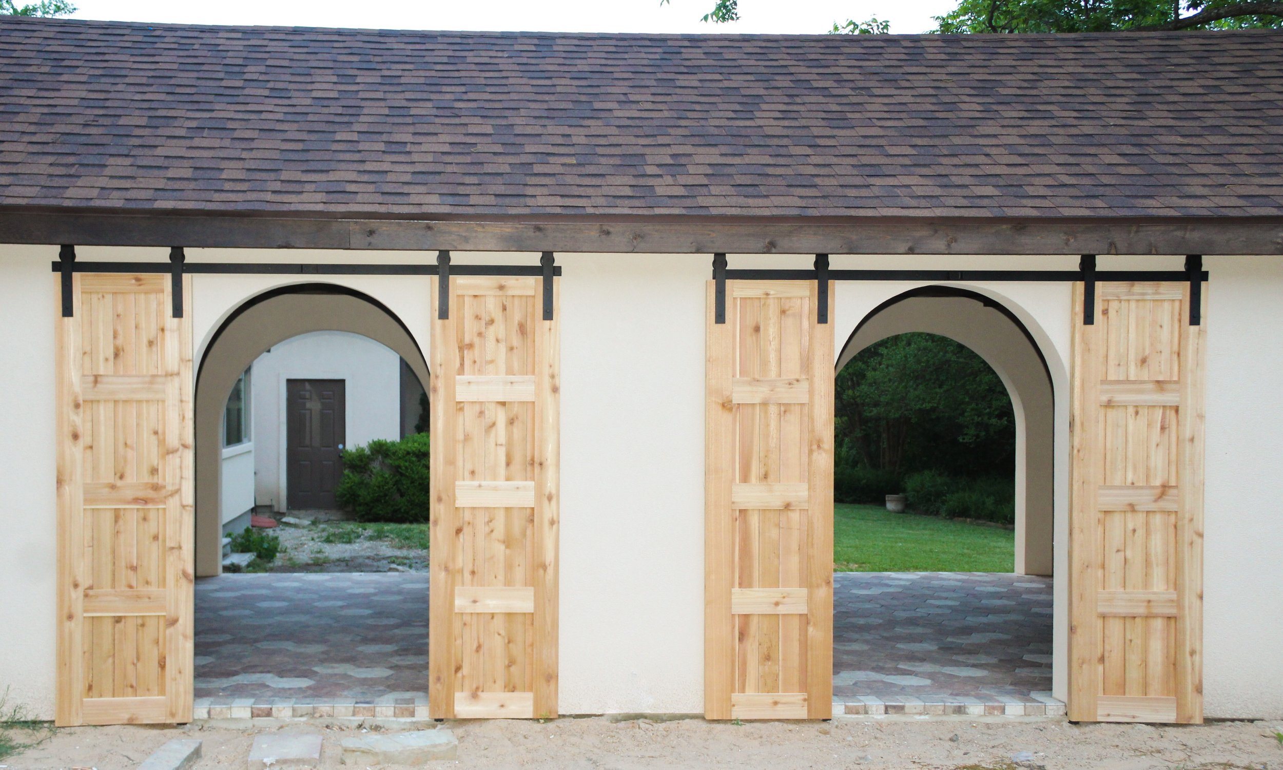Exterior Cedar Barn Doors