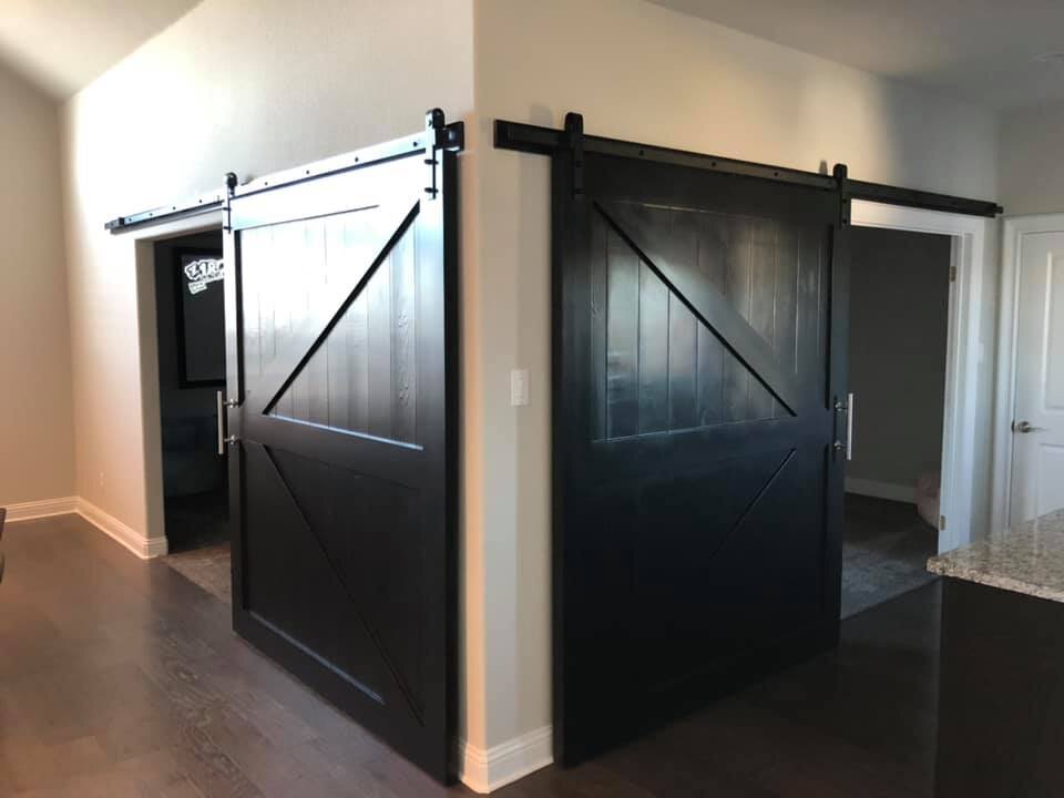 Stained Barn Doors Cavie Co Stained Barn Doors Cavie Co