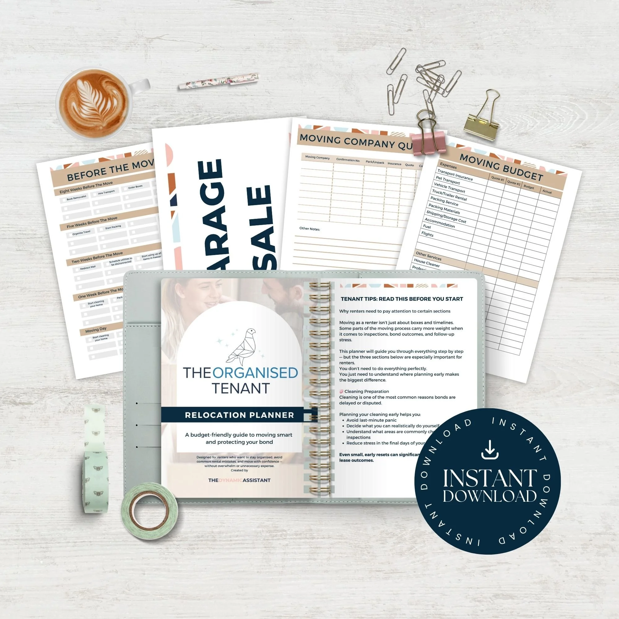 The Organised Tenant: Relocation Planner