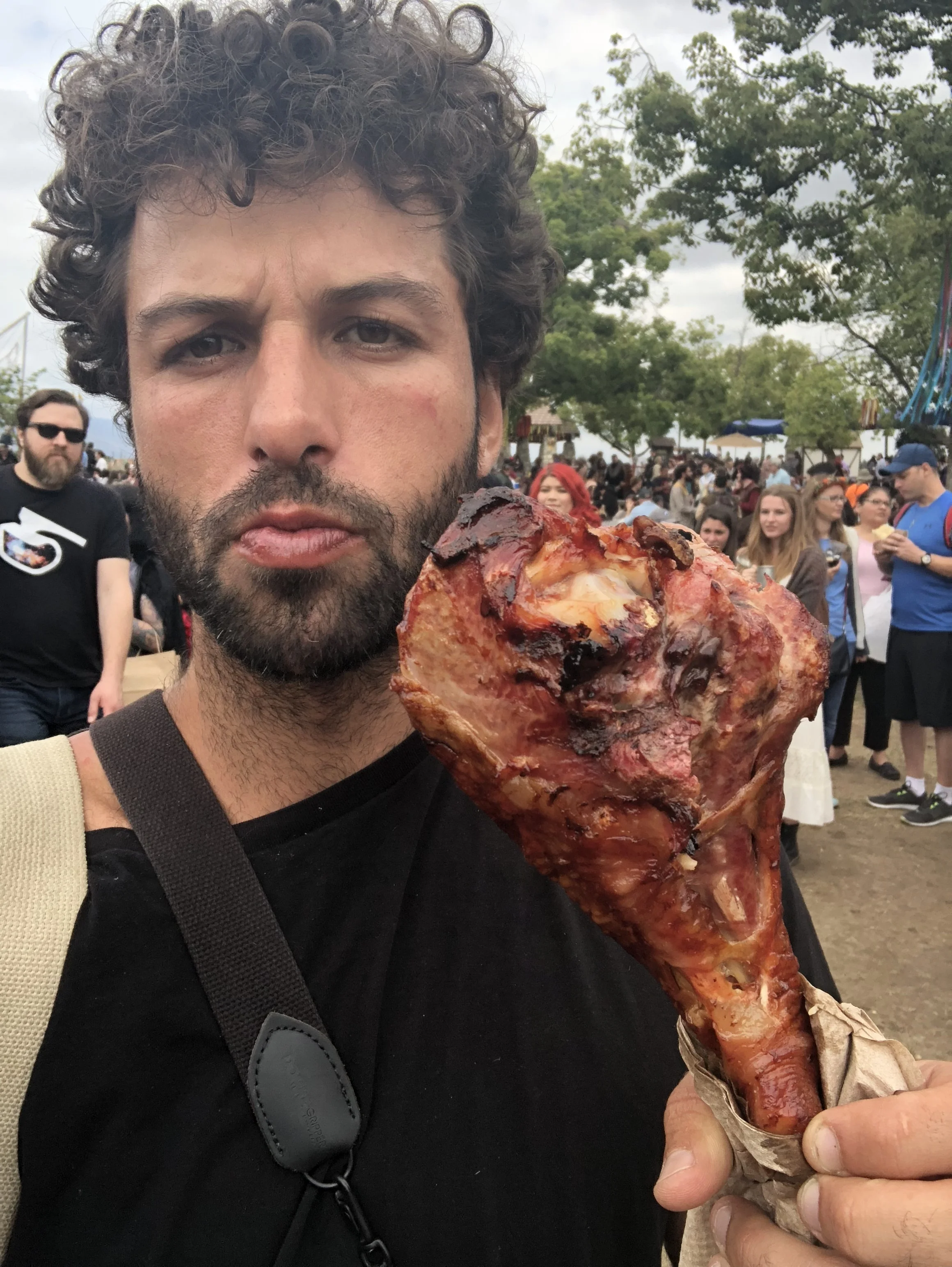 Turkey legs - can't live with them can't live without them. 