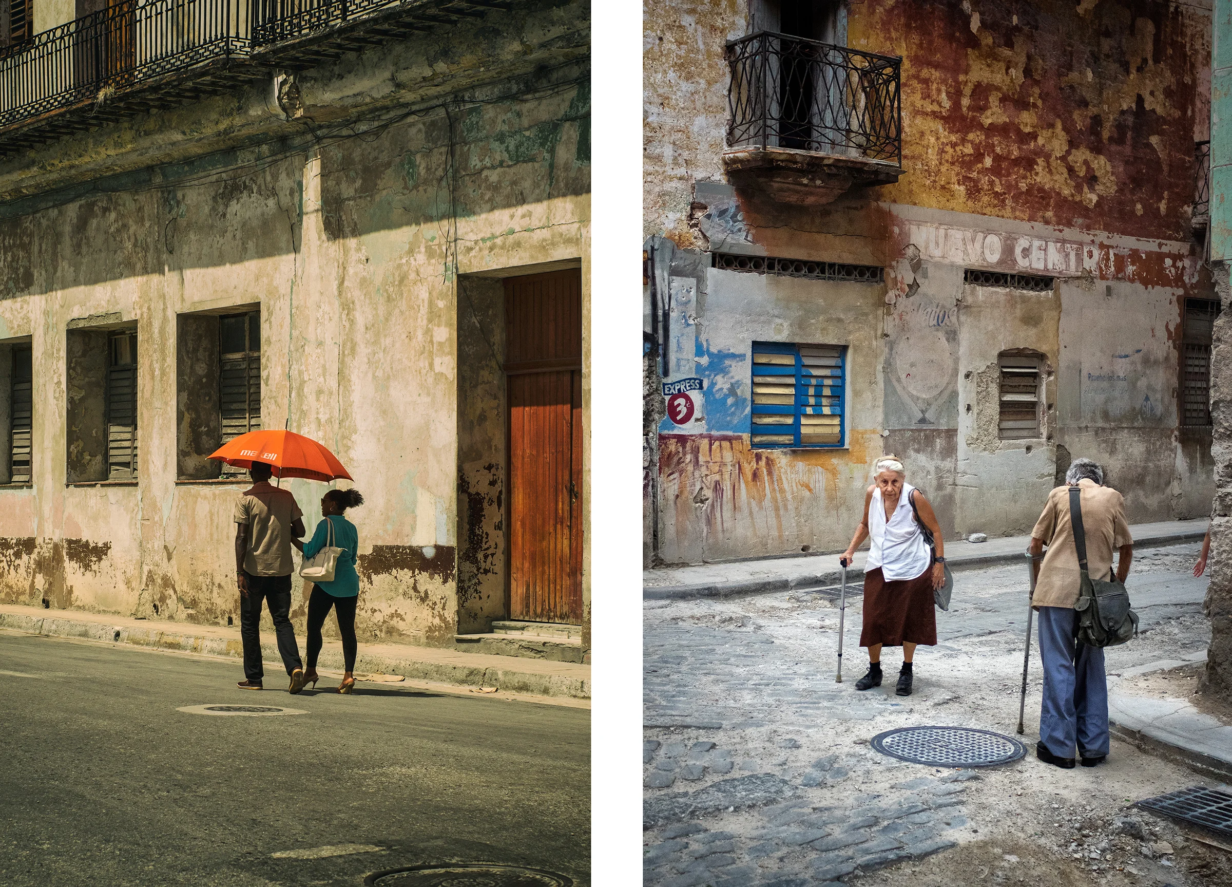 Left: The Orange Umbrella Right: Love on a Two Way Street