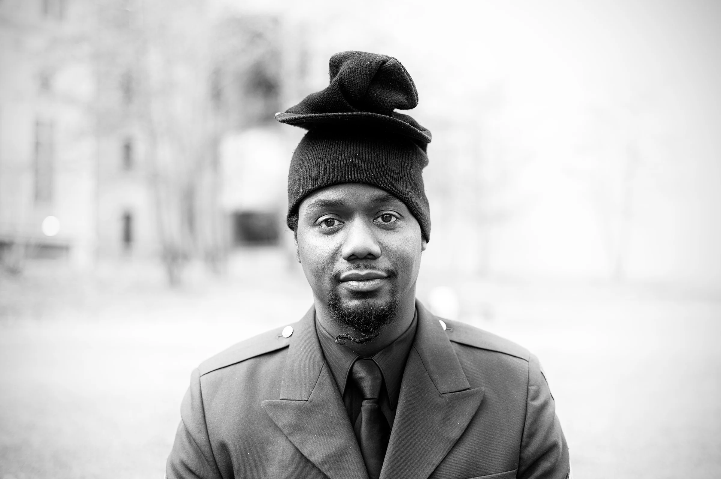 in his father's uniform | © preston lewis thomas