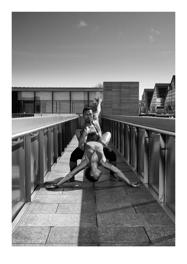 Lawrence and Nia on the Bridge