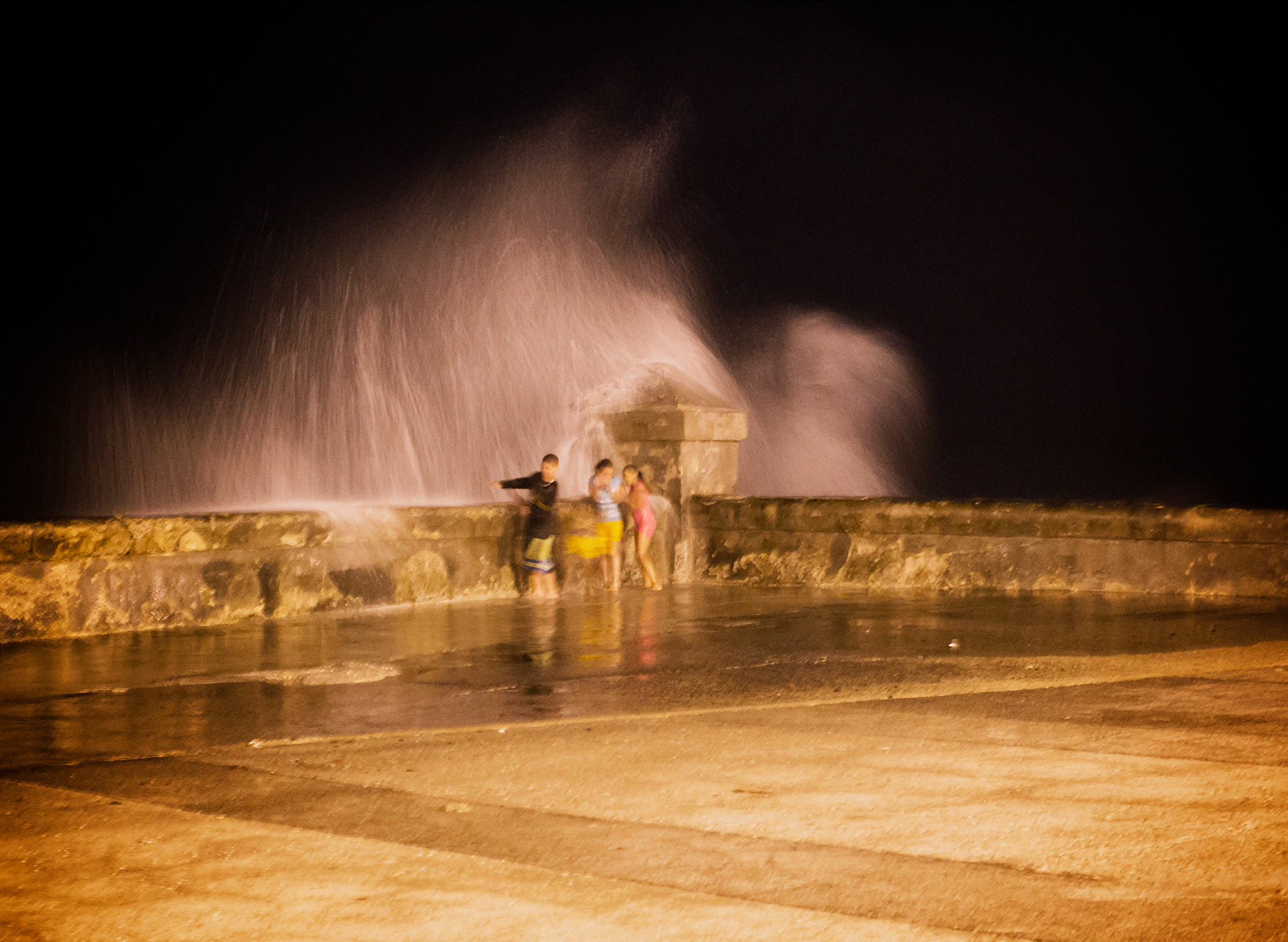Water Dance on the Malecón