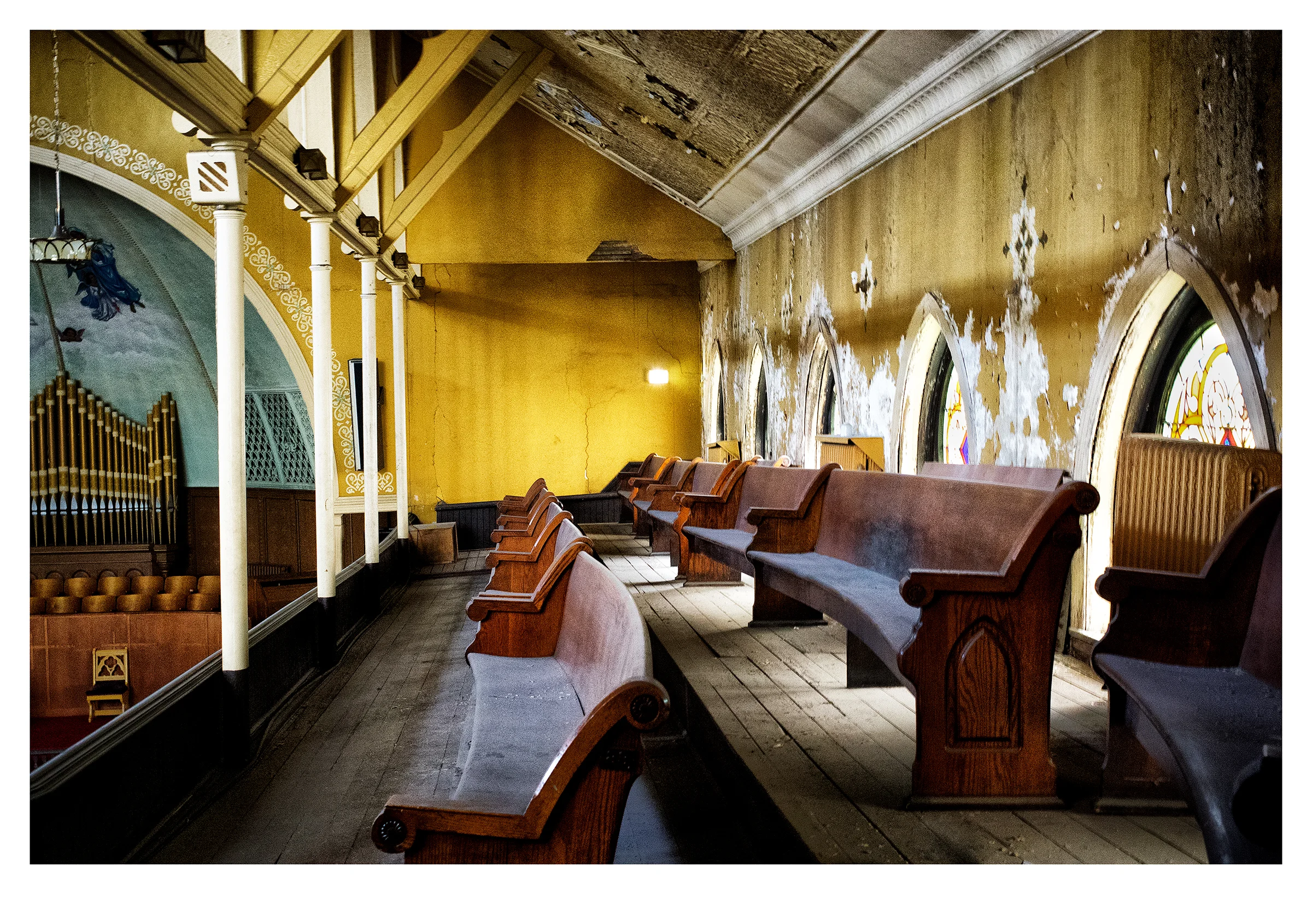 Window Seats and Yellow Wall | House of the Holy