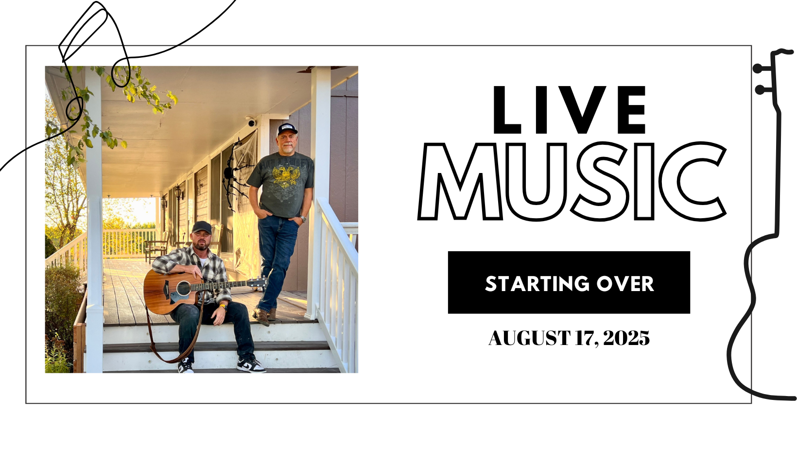 Live music + Charcuterie cart
