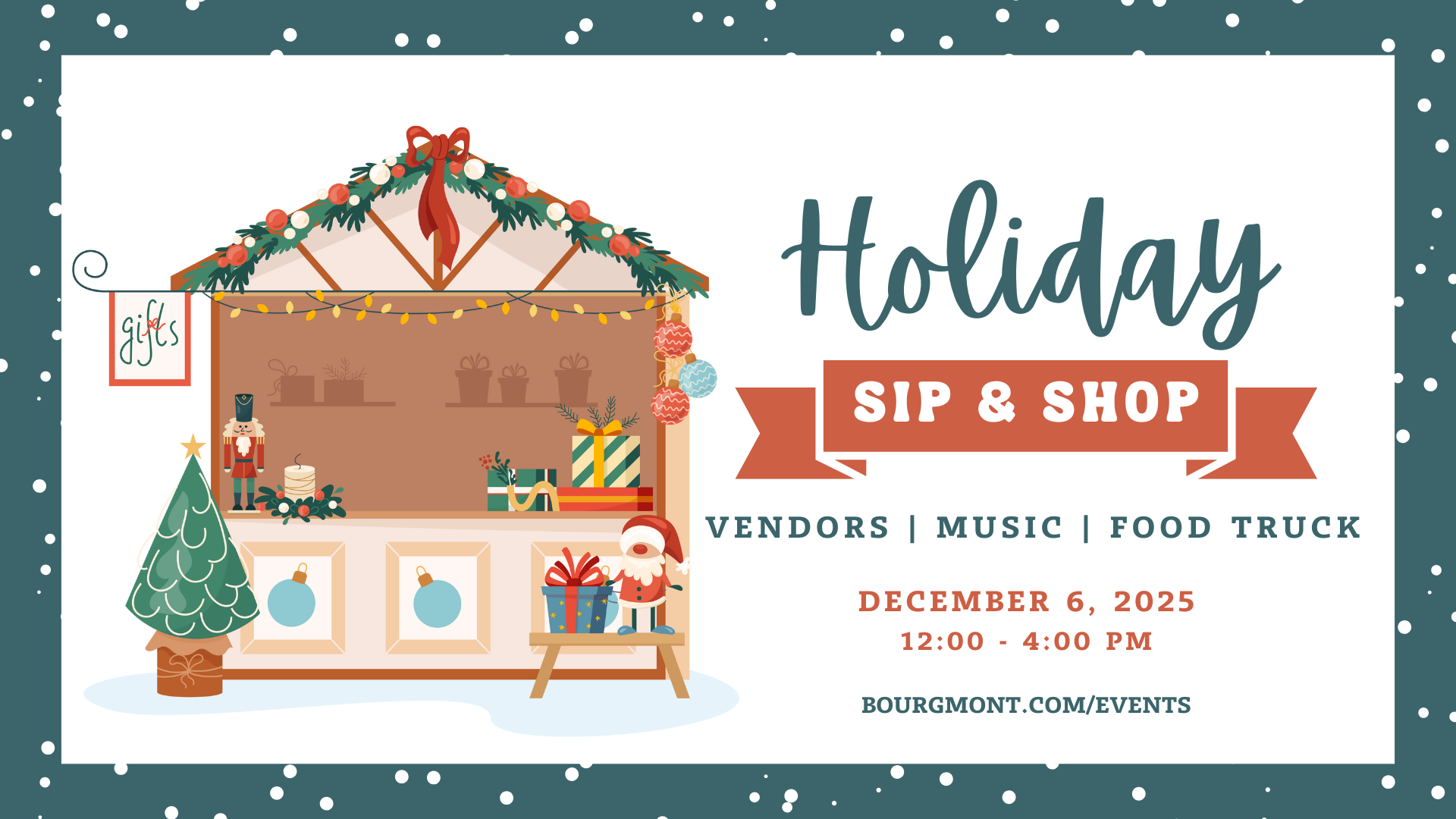 Holiday Sip & Shop