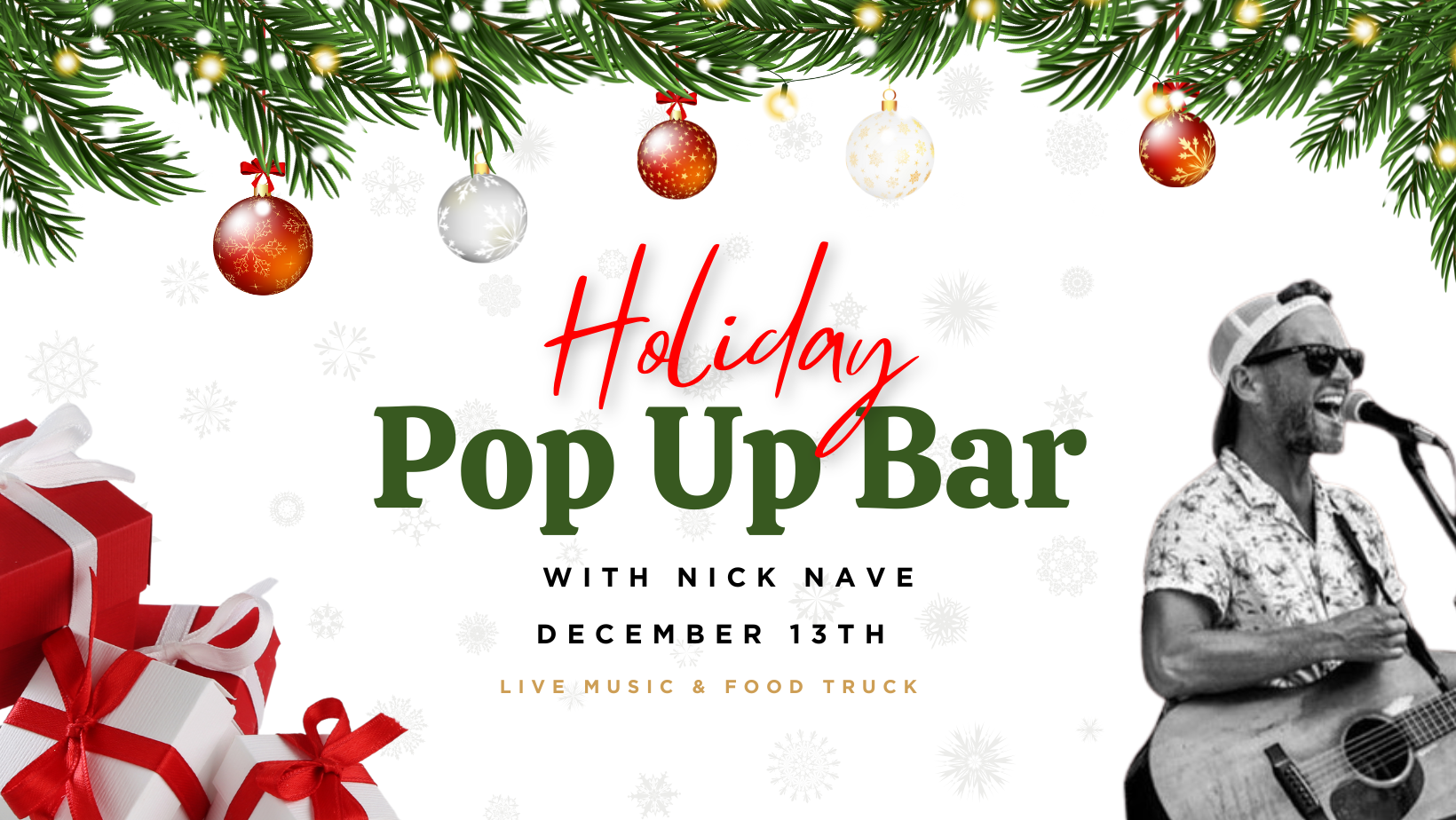 Holiday Pop Up Bar