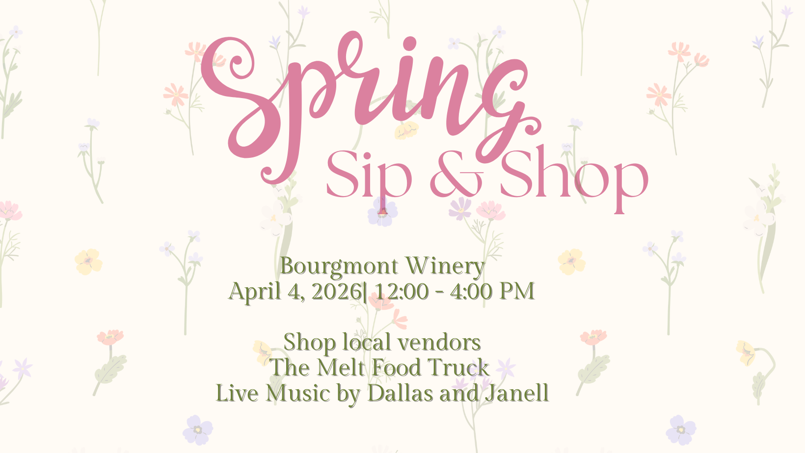 Spring Sip and Shop