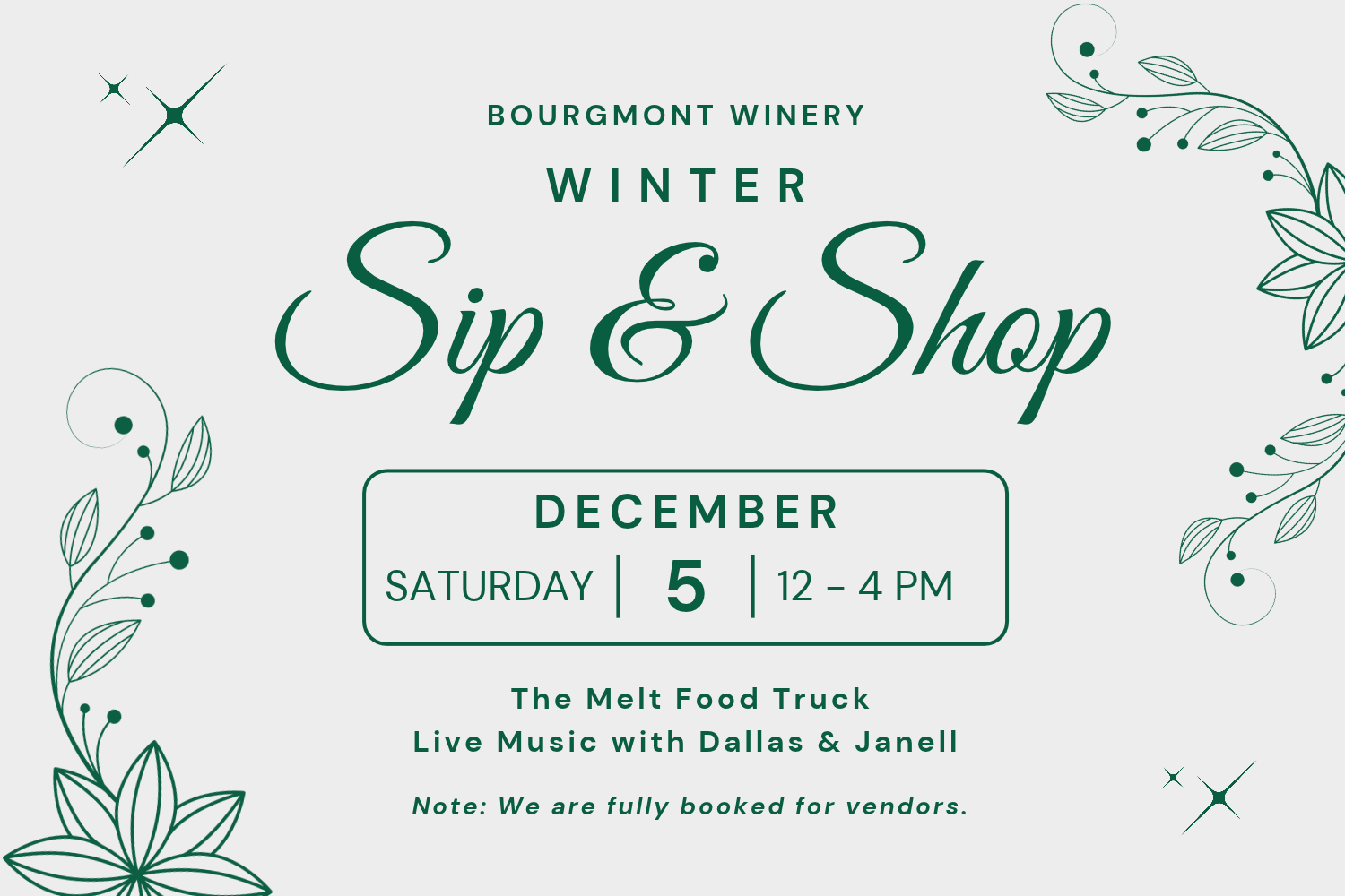 Winter Sip & Shop