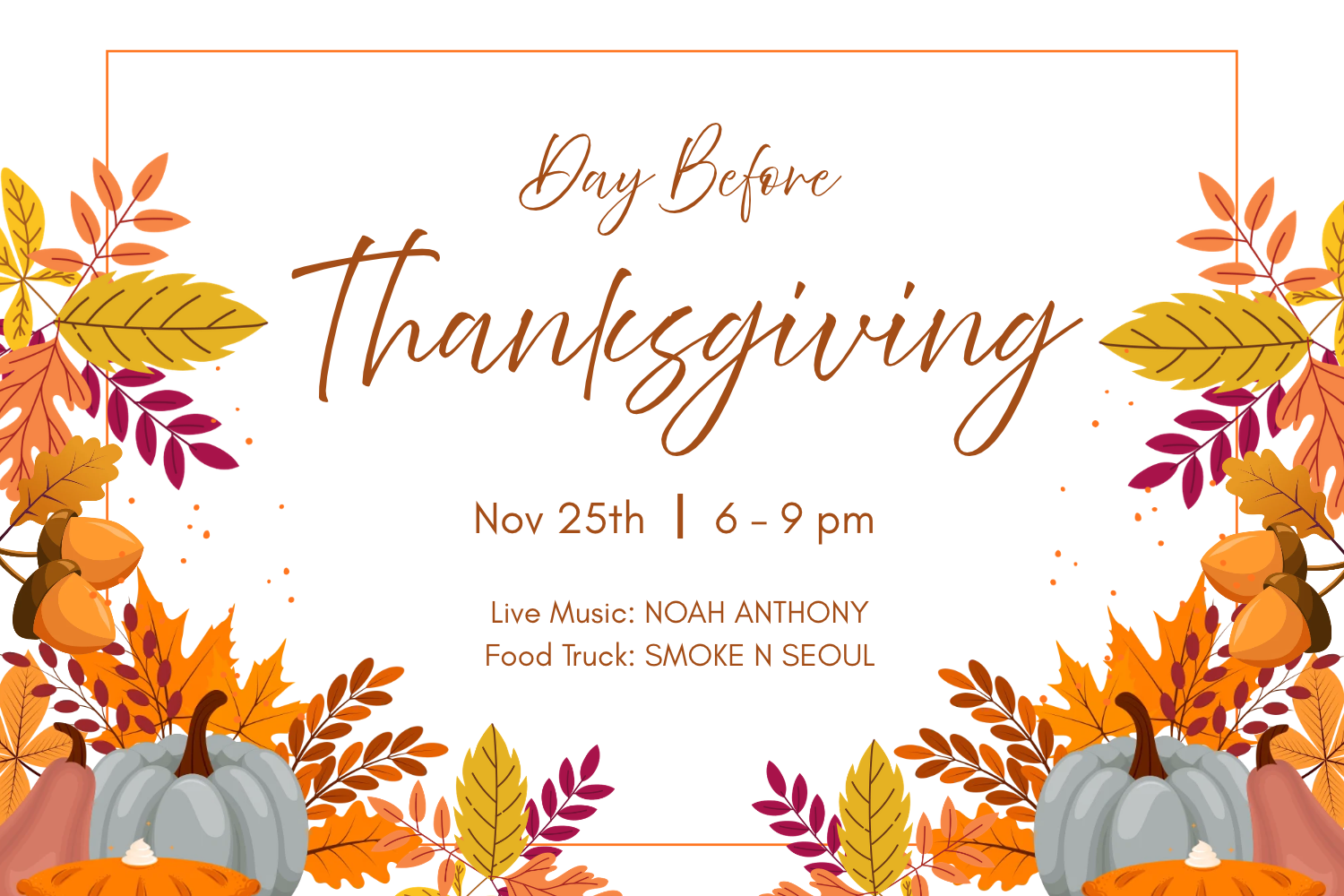 Day Before Thanksgiving Event