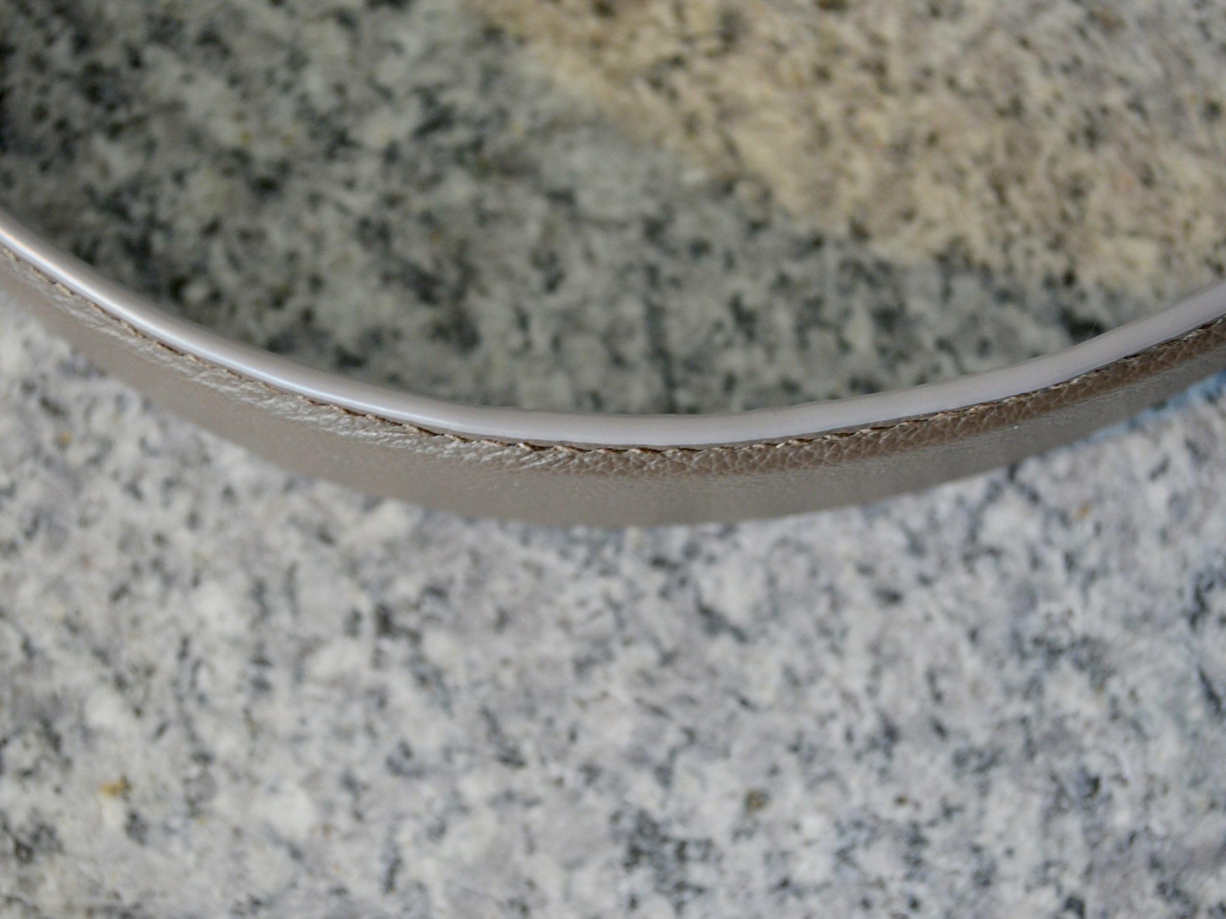 Second layer of edge paint after sanding in between layers