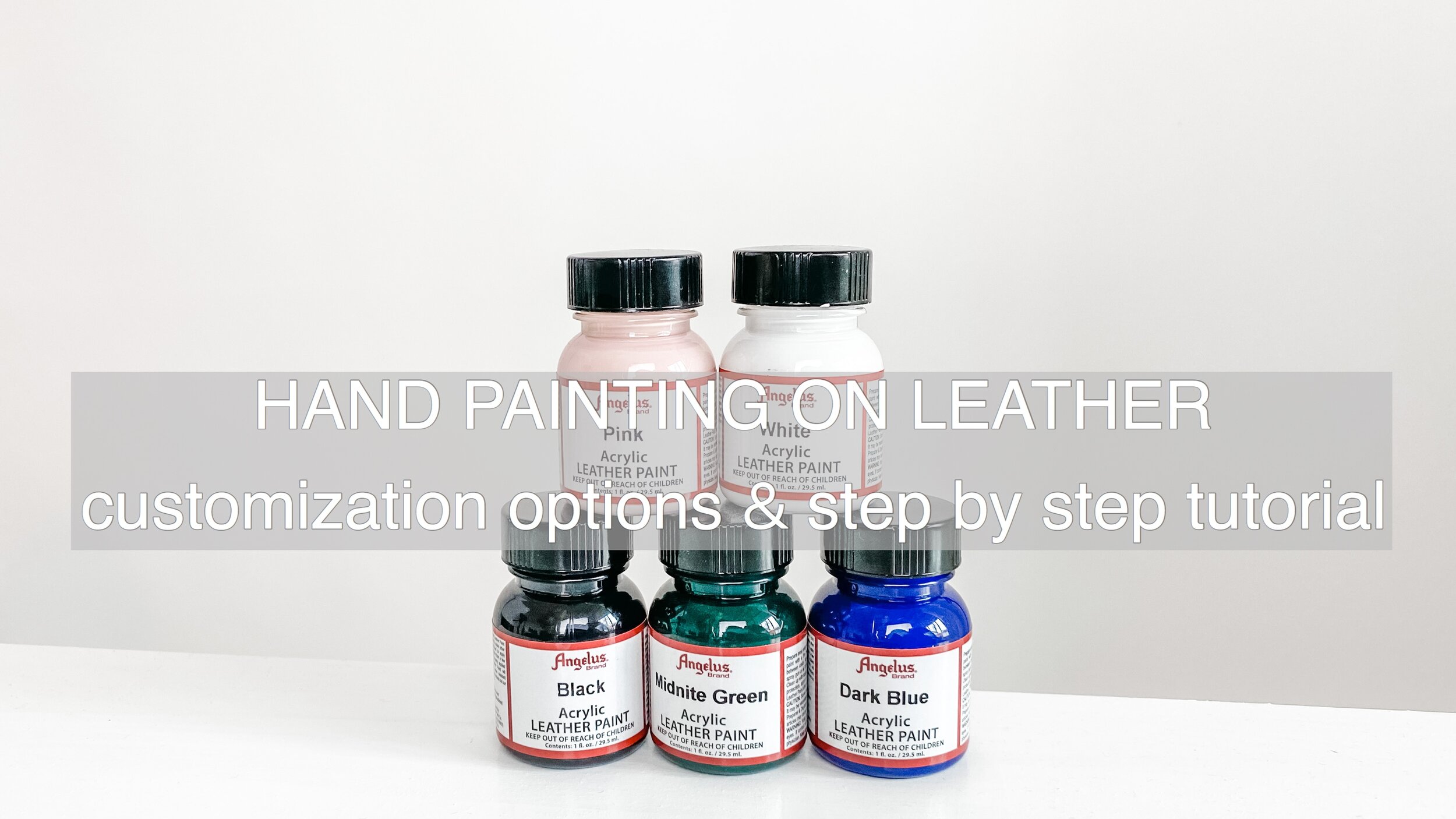 Leather Paint Types - The Right Choice For Your Project