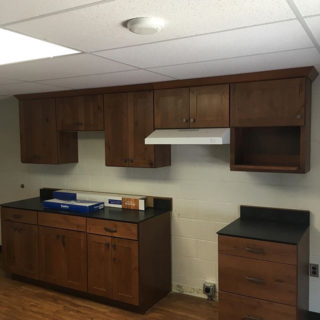 New kitchen cabinets at Paul Smiths College #adirondackmountains #pureadk #adklife