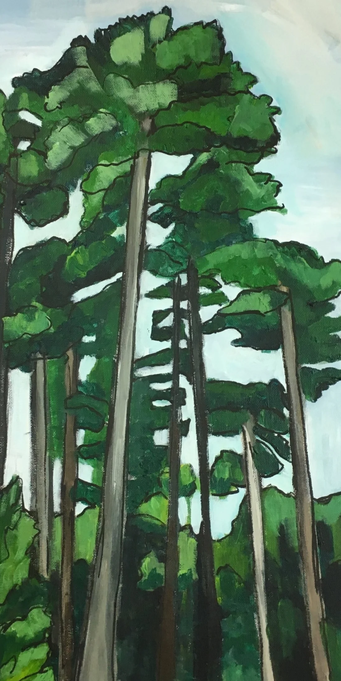 "In The Pines" 24” x 12” SOLD
