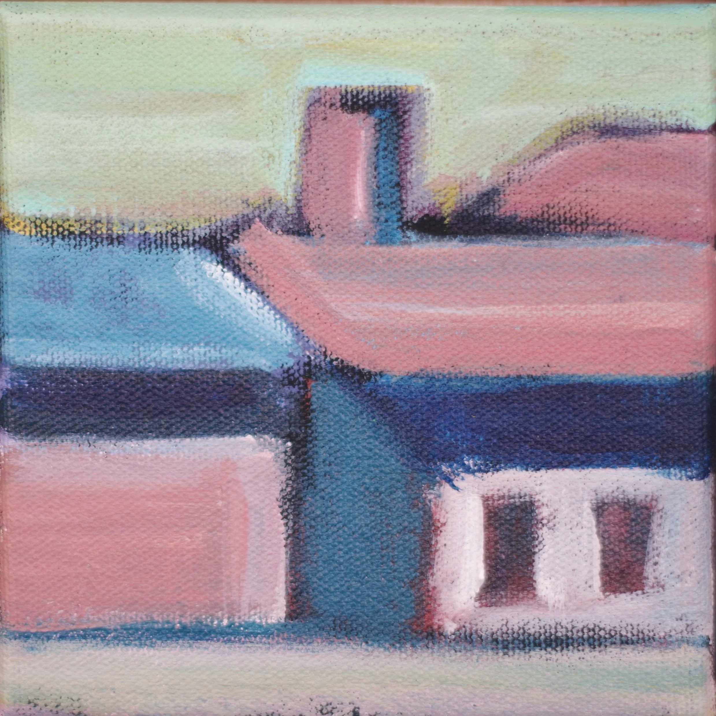 "Triptych of Houses"