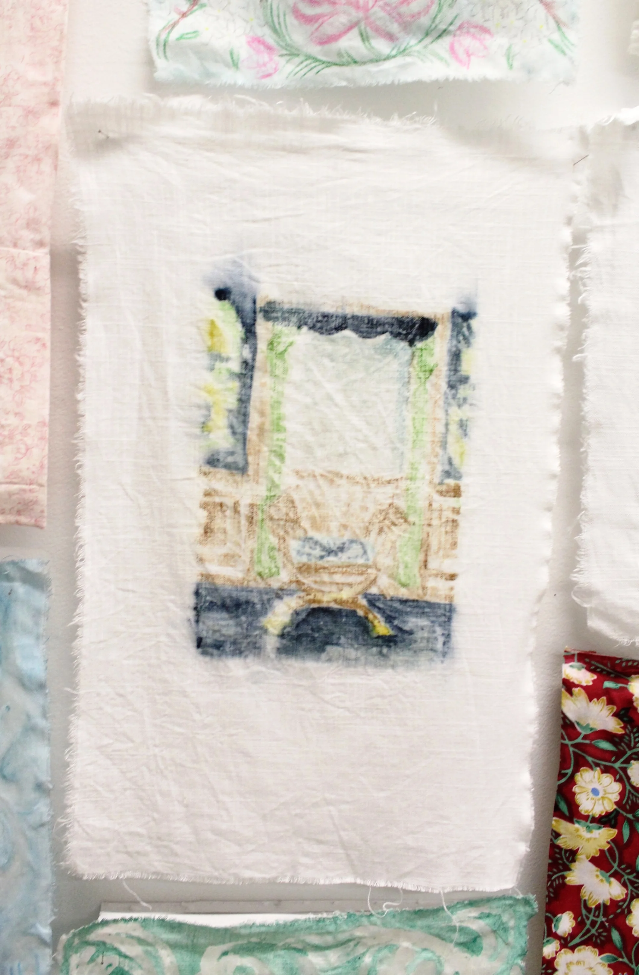 Watercolour Print on Linen, 2017.