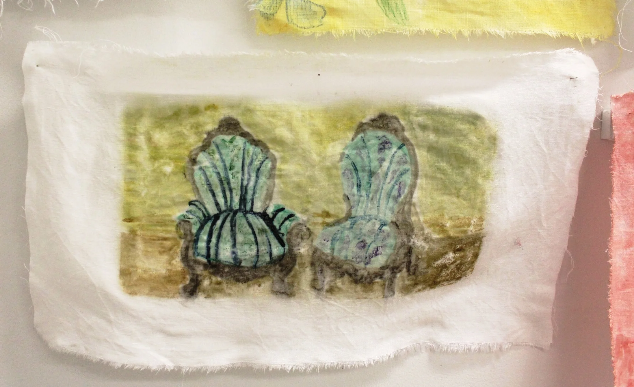 Watercolour Print on Linen, 2017.
